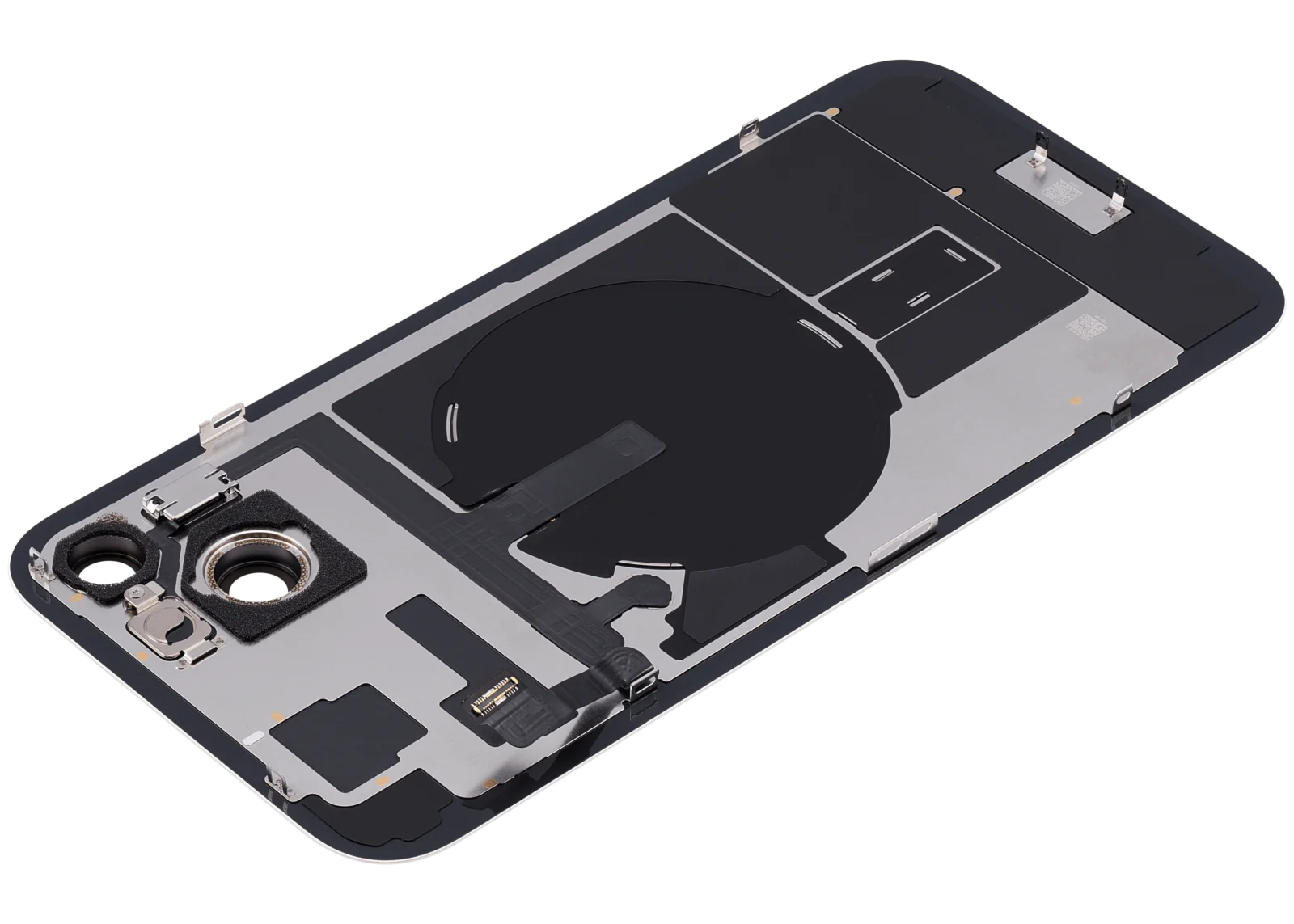 Back Glass w/ MagSafe Magnet & NFC & Flashlight Flex For iPhone 15 Plus (Used OEM Pull: Grade A) (Yellow) - Image 6