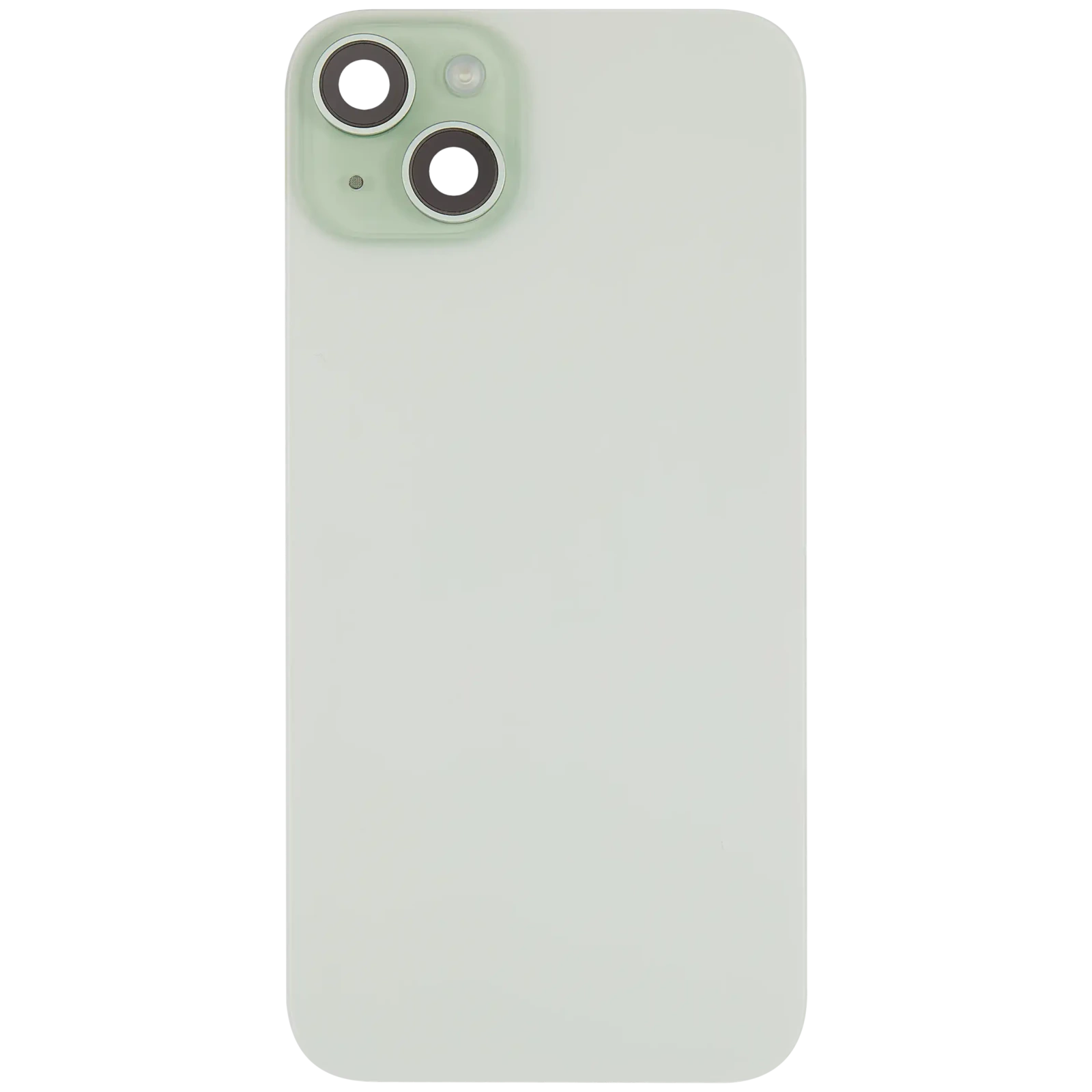 Back Glass w/ MagSafe Magnet & NFC & Flashlight Flex For iPhone 15 Plus (Used OEM Pull: Grade B) (Green) - Image 3