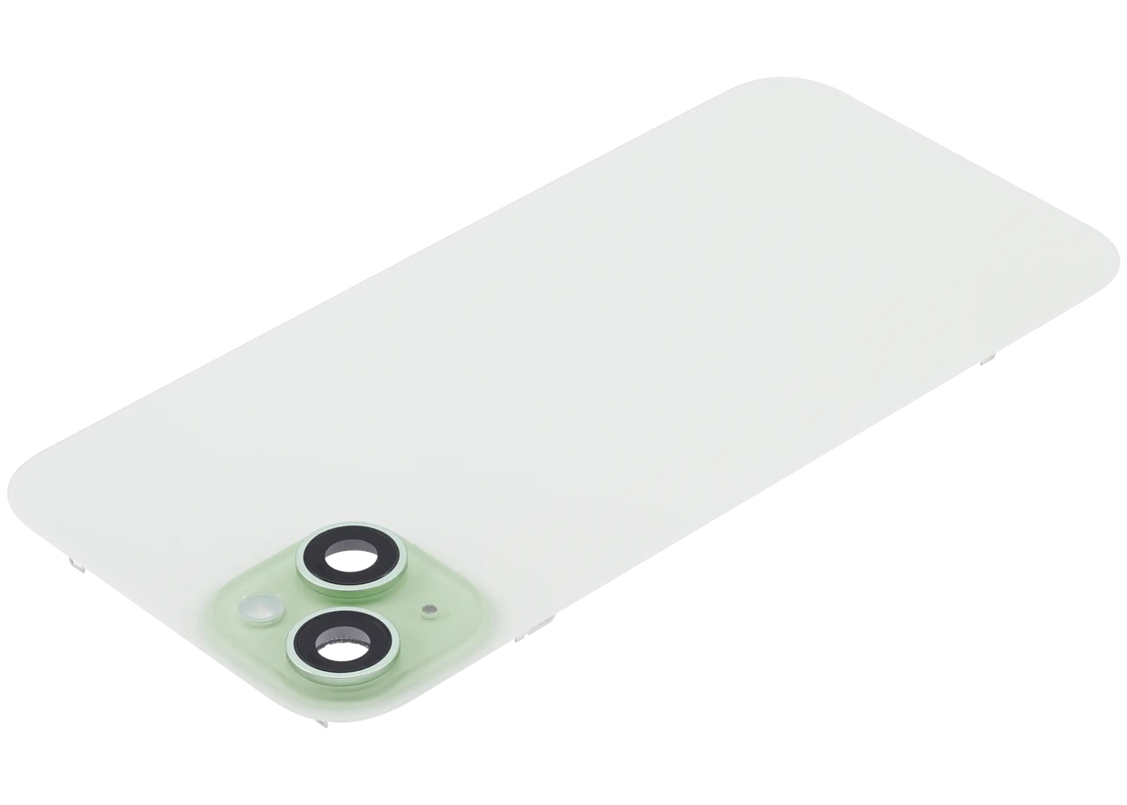 Back Glass w/ MagSafe Magnet & NFC & Flashlight Flex For iPhone 15 Plus (Used OEM Pull: Grade B) (Green) - Image 5
