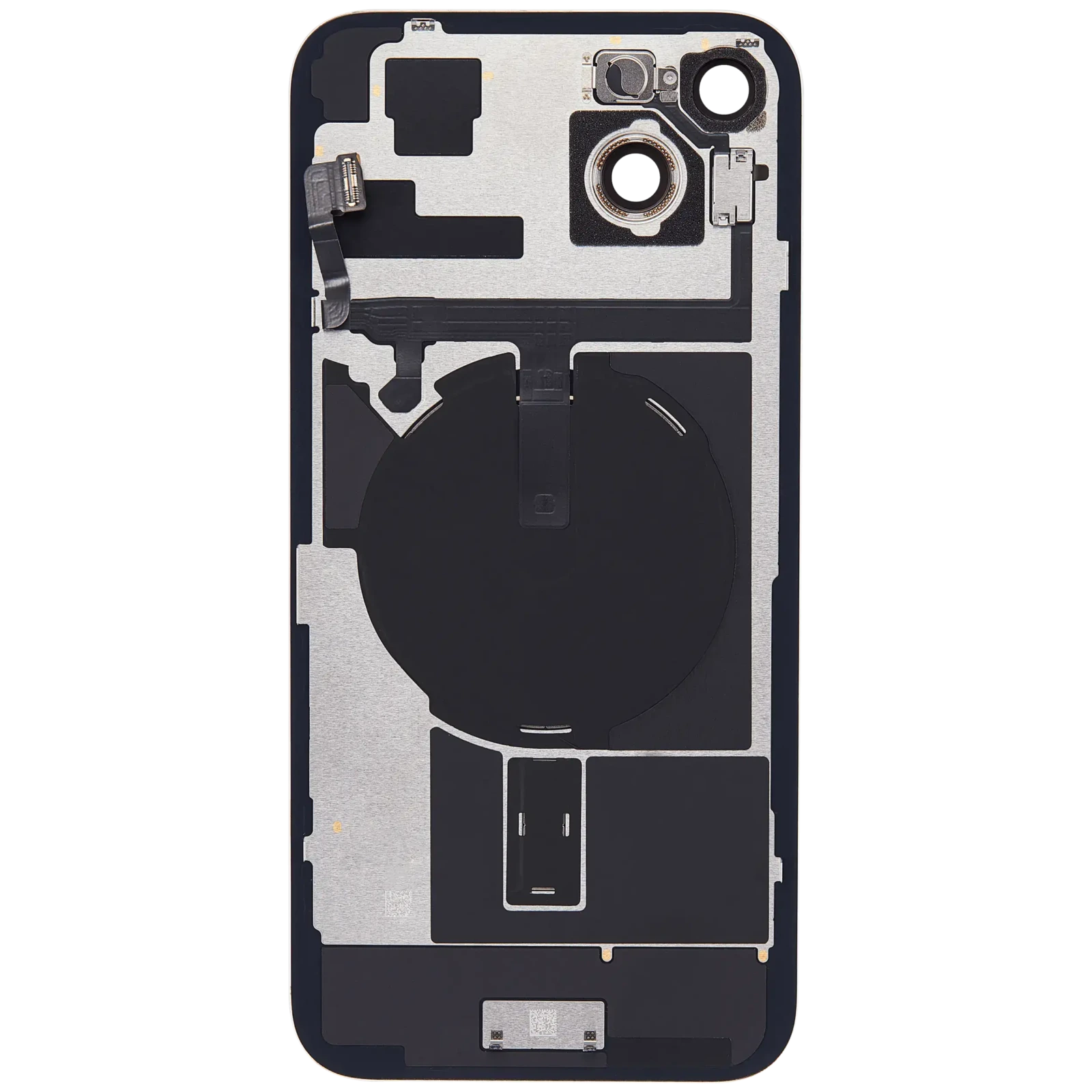 Back Glass w/ MagSafe Magnet & NFC & Flashlight Flex For iPhone 15 Plus (Used OEM Pull: Grade B) (Pink) - Image 4