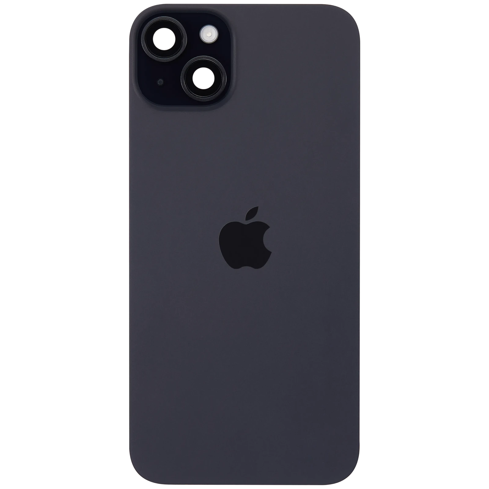 Back Glass w/ MagSafe Magnet & NFC & Flashlight Flex For iPhone 15 Plus (Used OEM Pull: Grade C) (Black) - Image 3