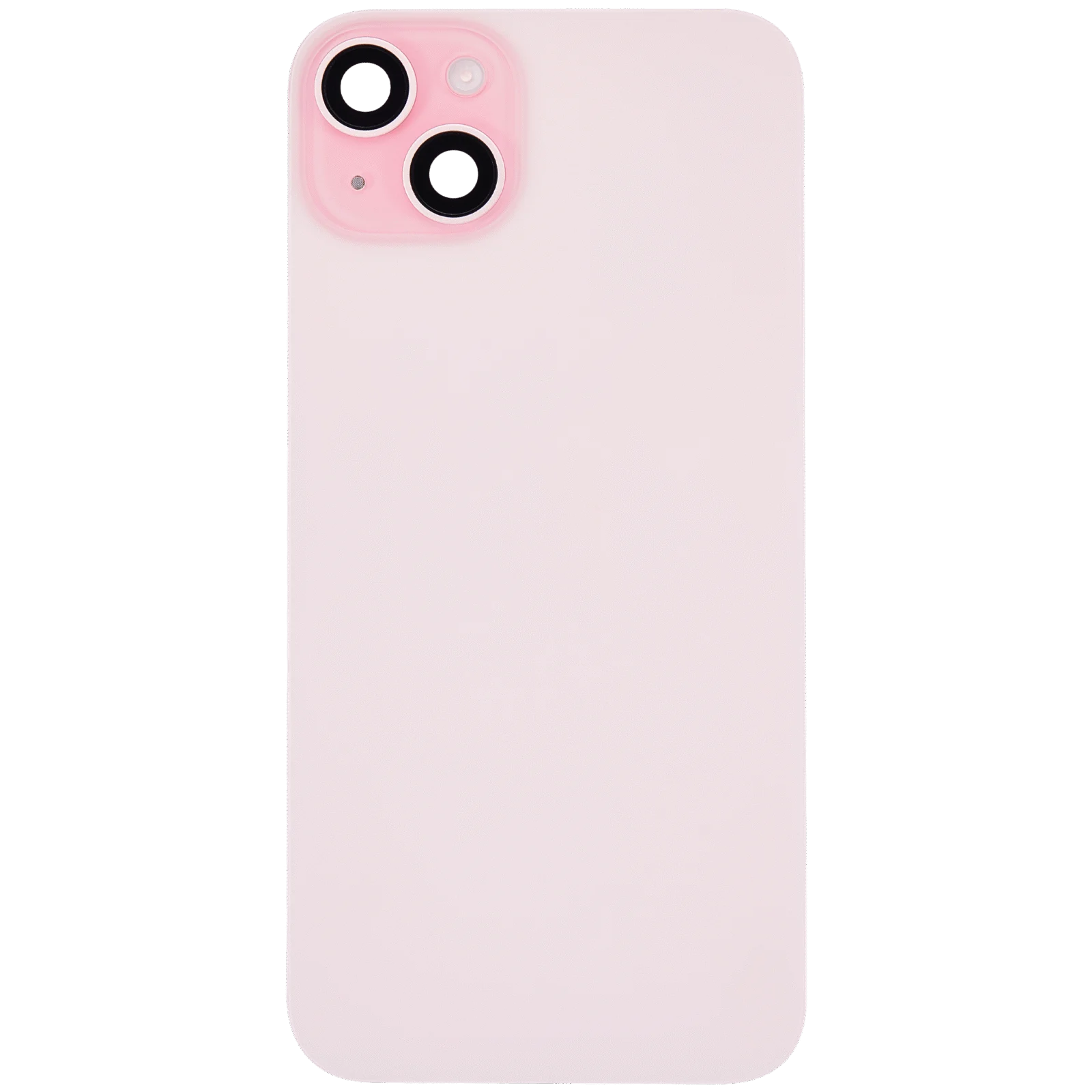 Back Glass w/ MagSafe Magnet & NFC & Flashlight Flex For iPhone 15 Plus (Used OEM Pull: Grade C) (Pink) - Image 3