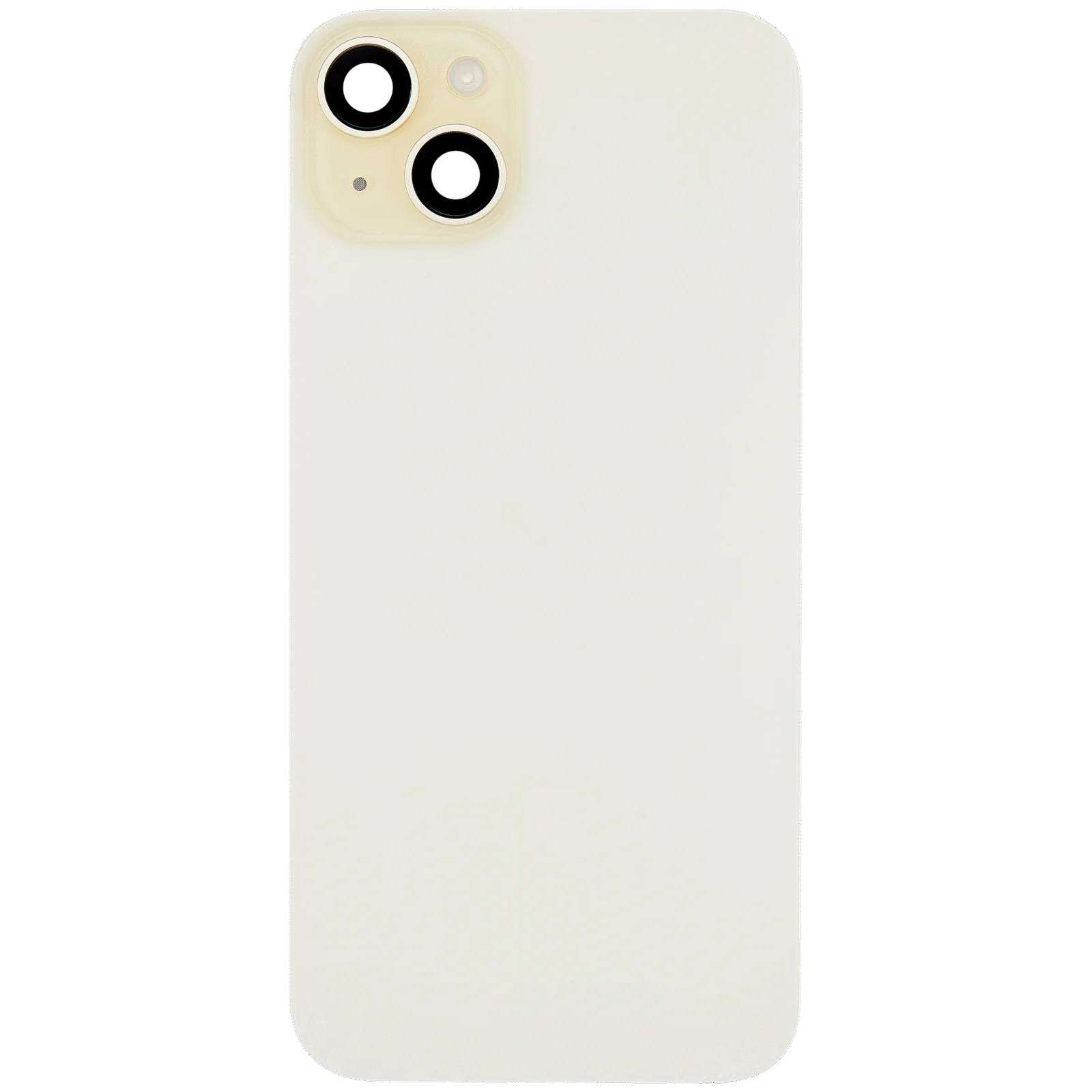 Back Glass w/ MagSafe Magnet & NFC & Flashlight Flex For iPhone 15 Plus (Used OEM Pull: Grade C) (Yellow) - Image 3