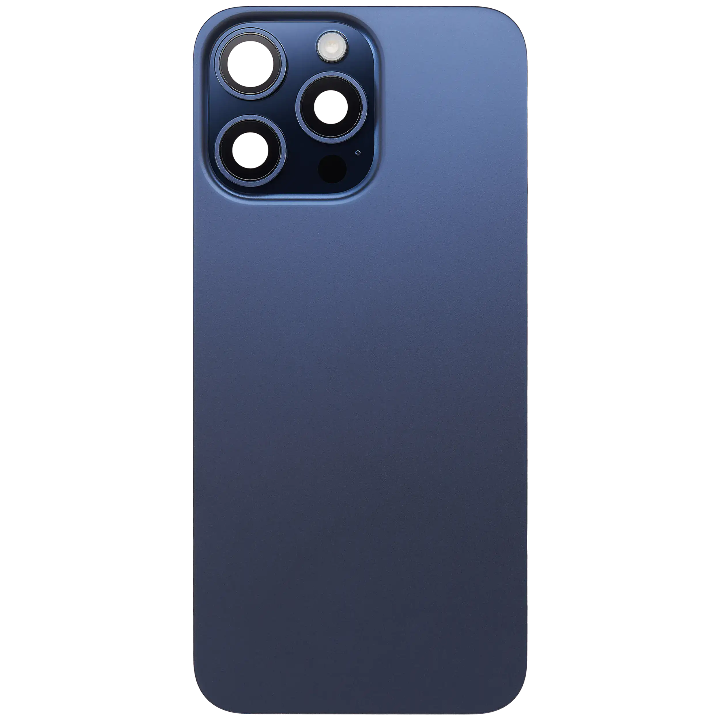Back Glass w/ MagSafe Magnet & NFC & Flashlight Flex For iPhone 15 Pro Max (Used OEM Pull: Grade B) (Blue Titanium) - Image 3