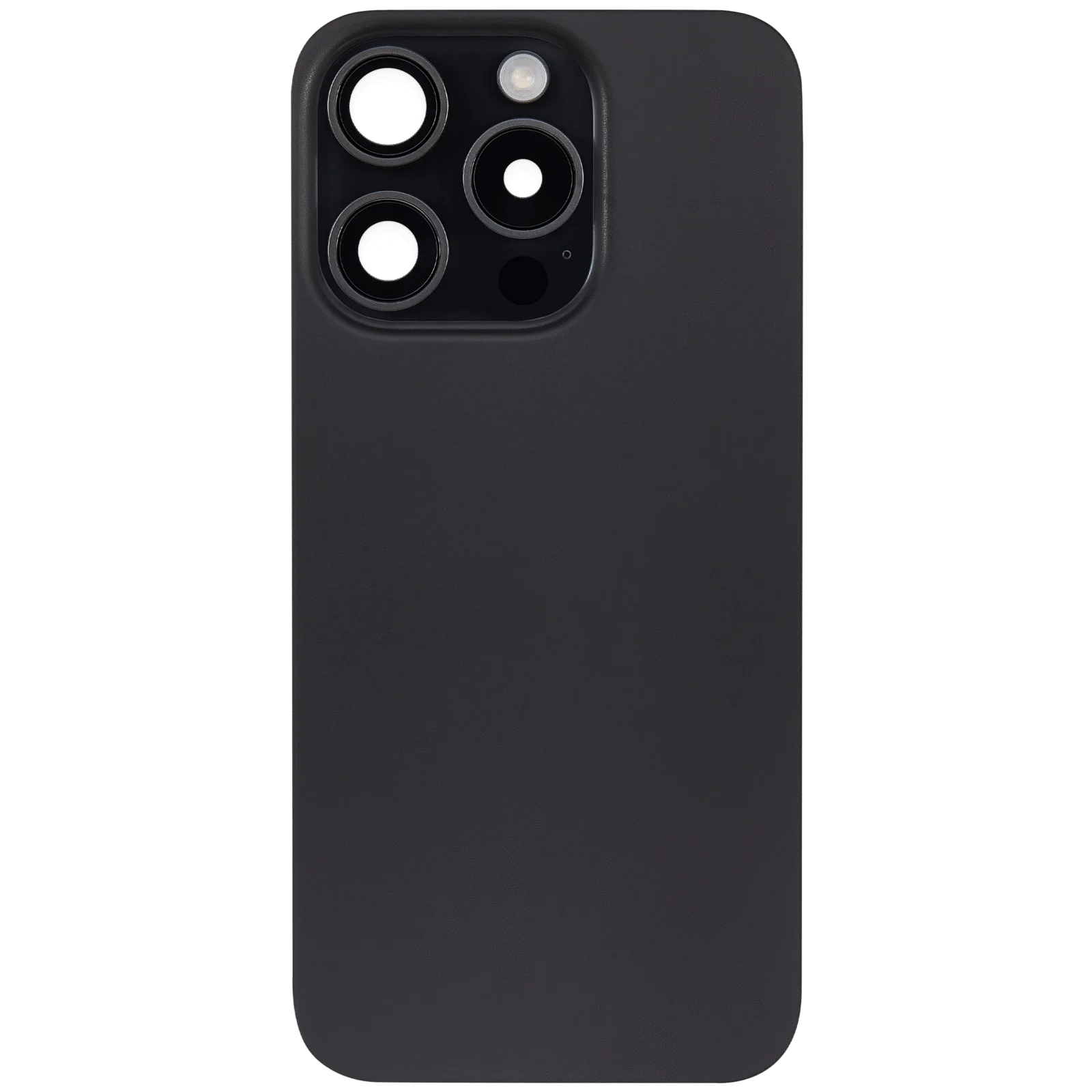 Back Glass w/ MagSafe Magnet & NFC & Flashlight Flex For iPhone 15 Pro (Used OEM Pull: Grade C) (Black Titanium) - Image 4