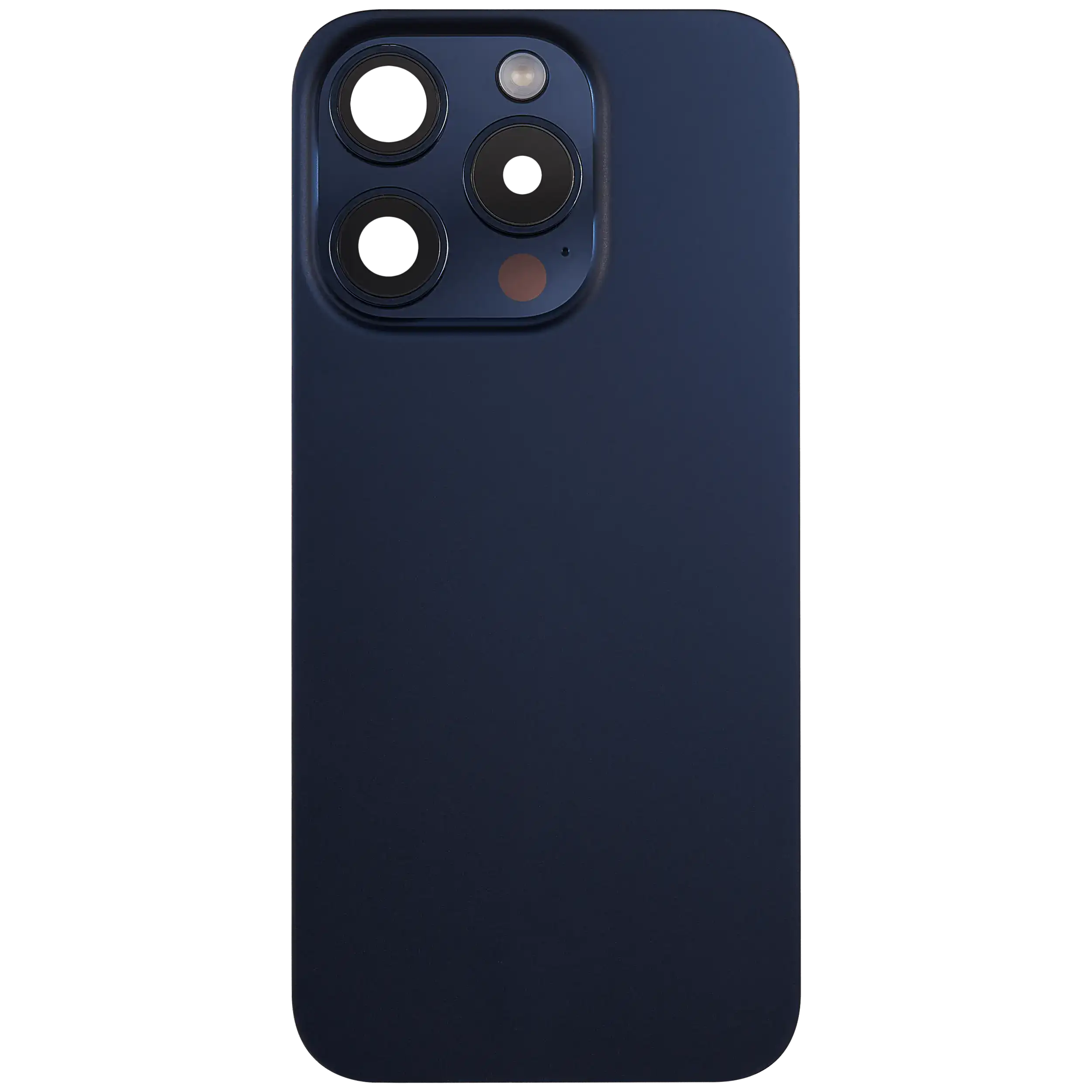 Back Glass w/ MagSafe Magnet & NFC & Flashlight Flex For iPhone 15 Pro (Used OEM Pull: Grade C) (Blue Titanium) - Image 3
