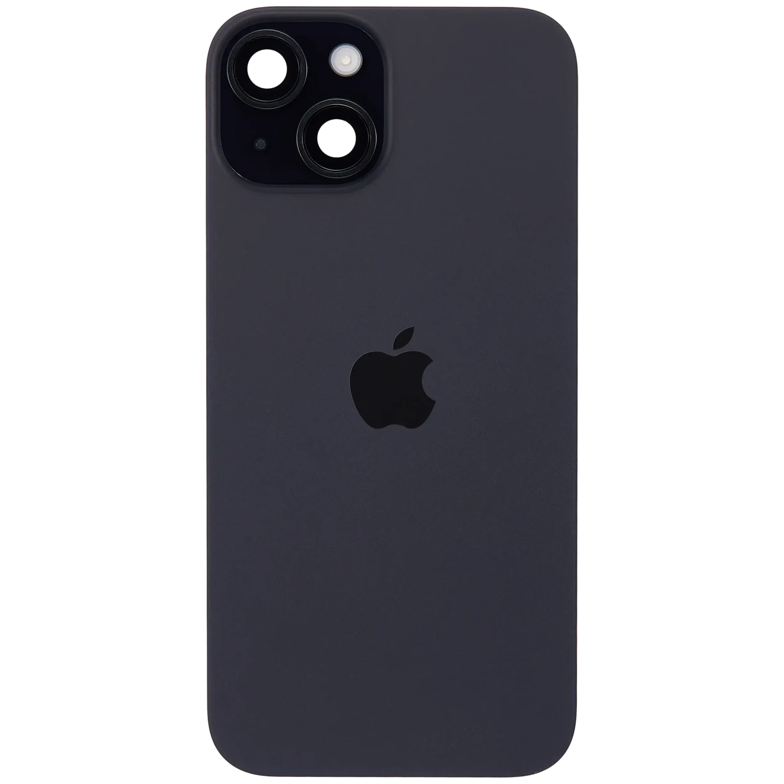 Back Glass w/ MagSafe Magnet & NFC & Flashlight Flex For iPhone 15 (Service Pack) (Black) - Image 3