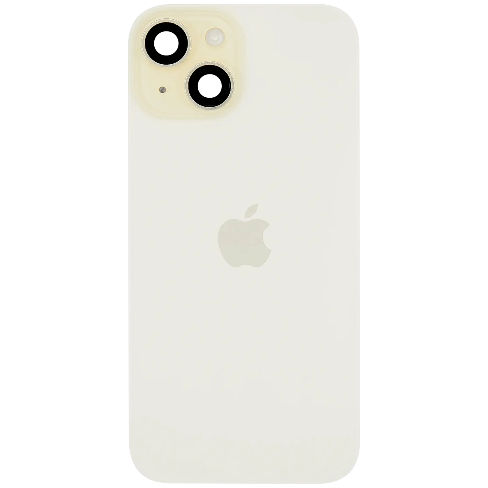 Back Glass w/ MagSafe Magnet & NFC & Flashlight Flex For iPhone 15 (Service Pack) (Yellow) - Image 3