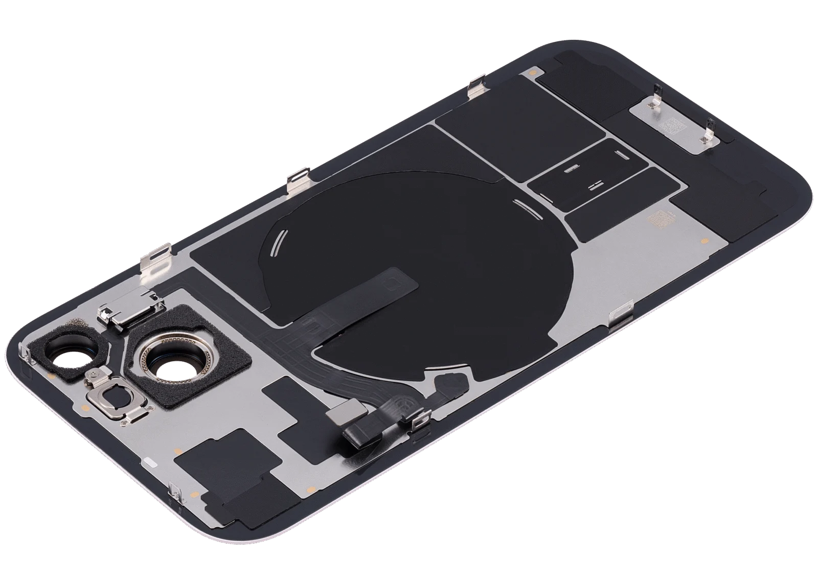 Back Glass w/ MagSafe Magnet & NFC & Flashlight Flex For iPhone 15 (Used OEM Pull: Grade B) (Pink) - Image 6