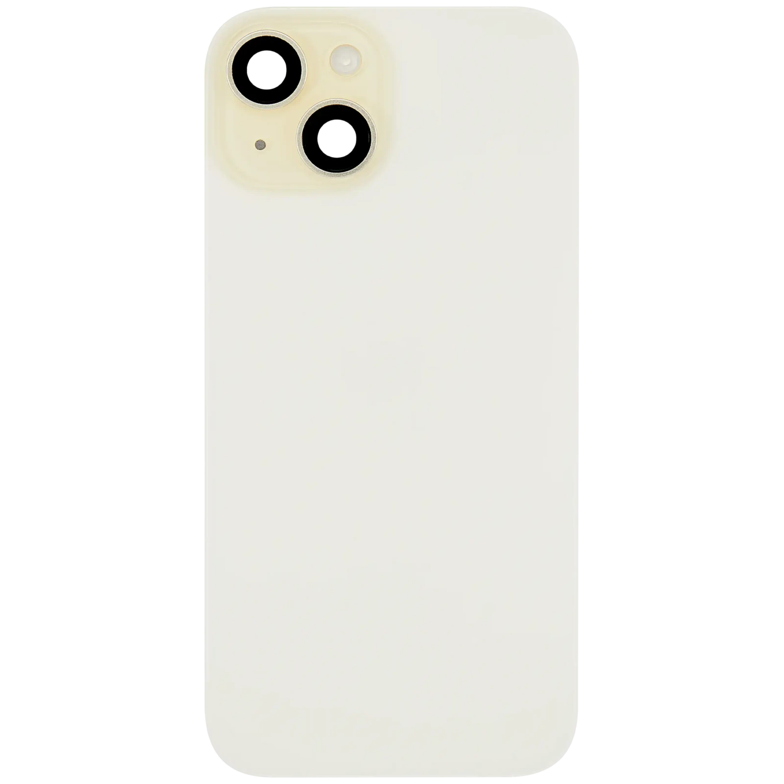 Back Glass w/ MagSafe Magnet & NFC & Flashlight Flex For iPhone 15 (Used OEM Pull: Grade B) (Yellow) - Image 3