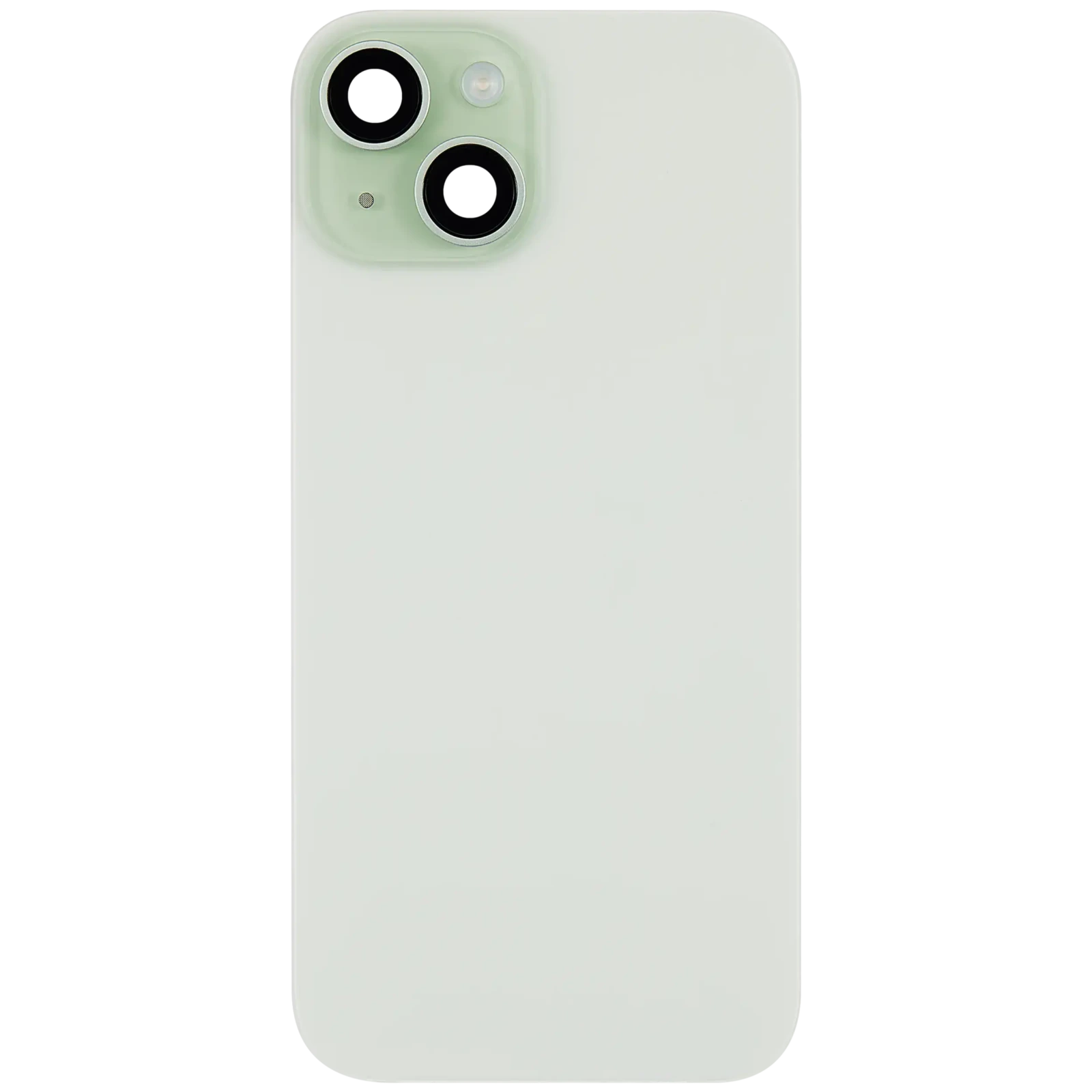 Back Glass w/ MagSafe Magnet & NFC & Flashlight Flex For iPhone 15 (Used OEM Pull: Grade C) (Green) - Image 3