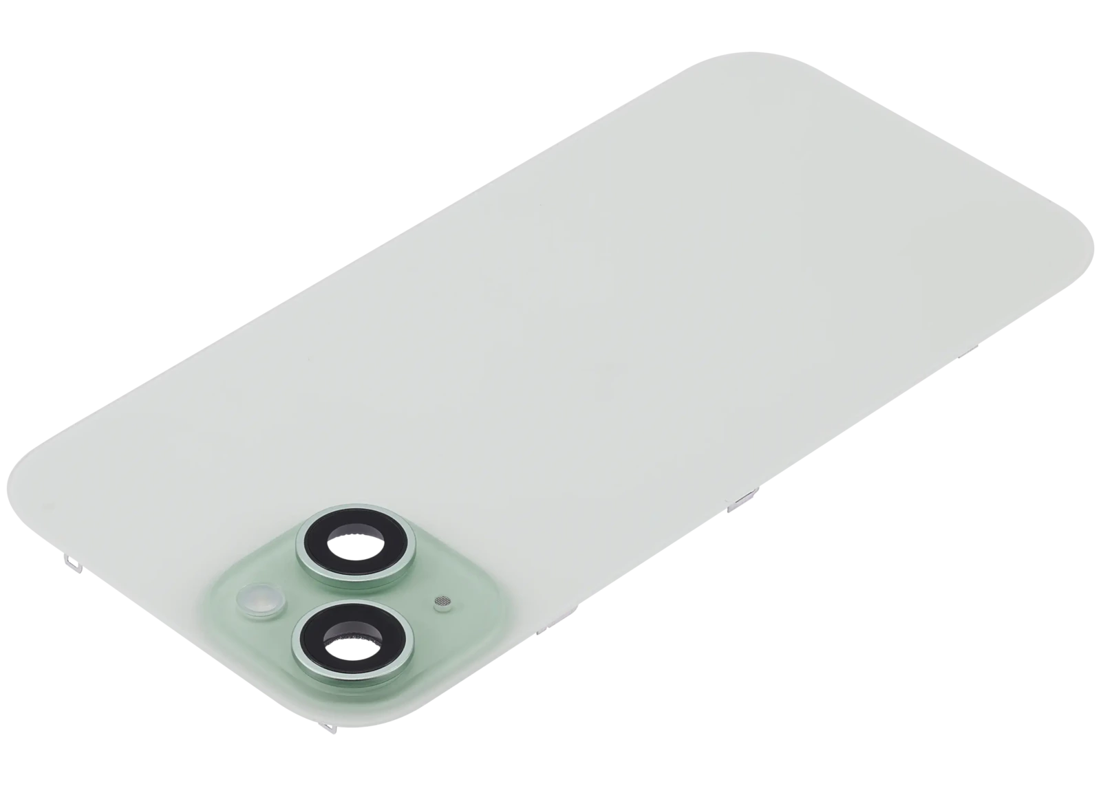 Back Glass w/ MagSafe Magnet & NFC & Flashlight Flex For iPhone 15 (Used OEM Pull: Grade C) (Green) - Image 5