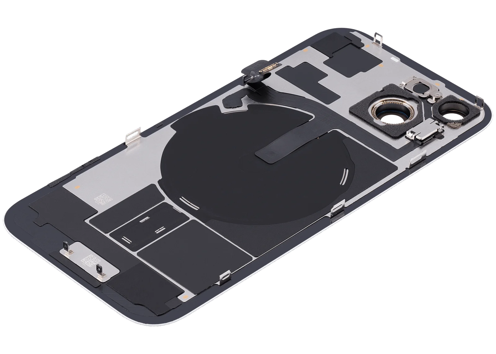 Back Glass w/ MagSafe Magnet & NFC & Flashlight Flex For iPhone 15 (Used OEM Pull: Grade C) (Green) - Image 6