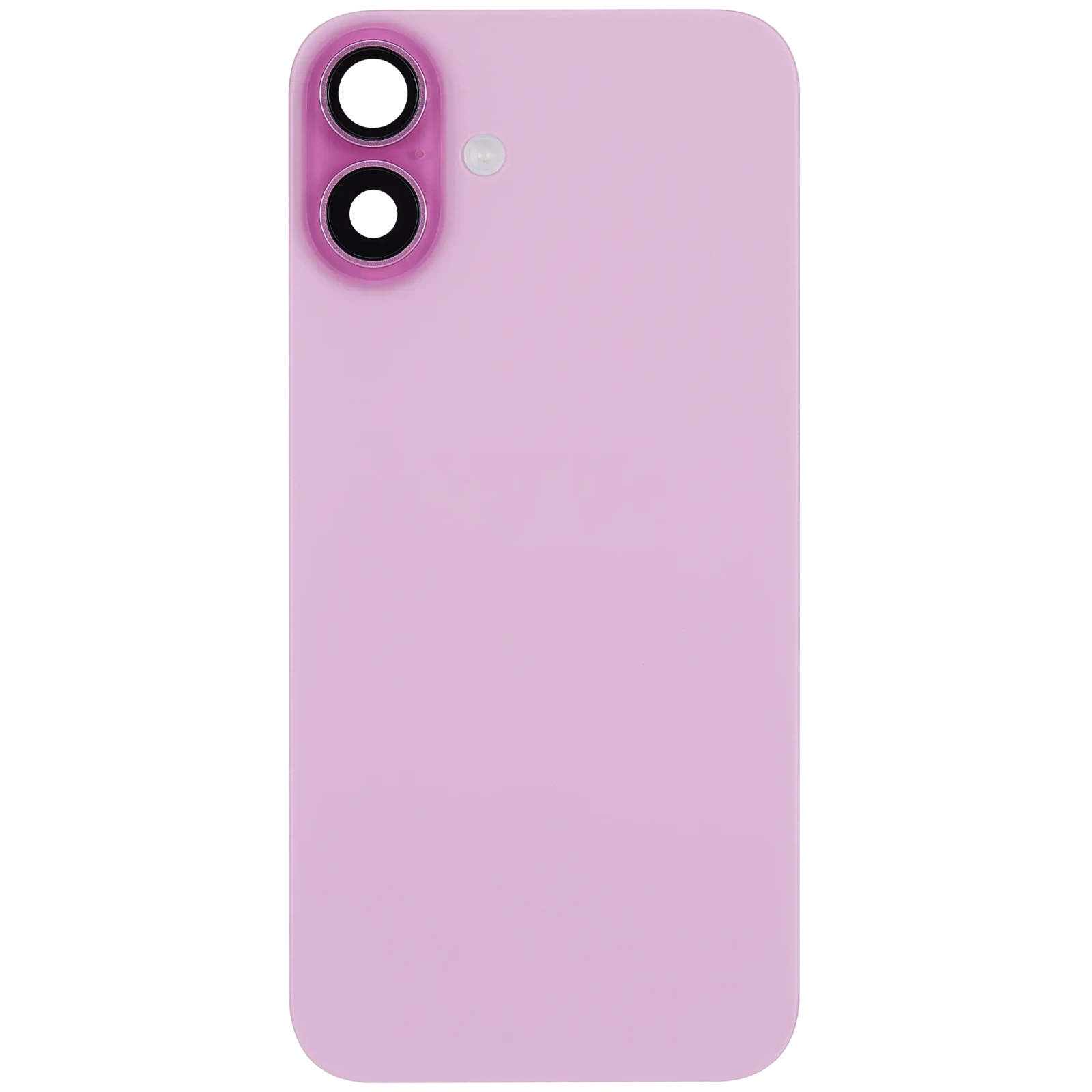 Back Glass w/ MagSafe Magnet & NFC & Flashlight Flex For iPhone 16 Plus (Used OEM Pull: Grade C) (Pink) - Image 3
