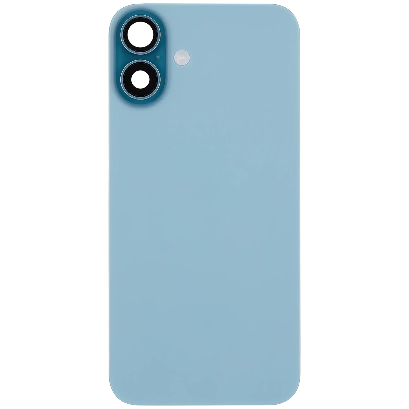 Back Glass w/ MagSafe Magnet & NFC & Flashlight Flex For iPhone 16 Plus (Used OEM Pull: Grade C) (Teal) - Image 3