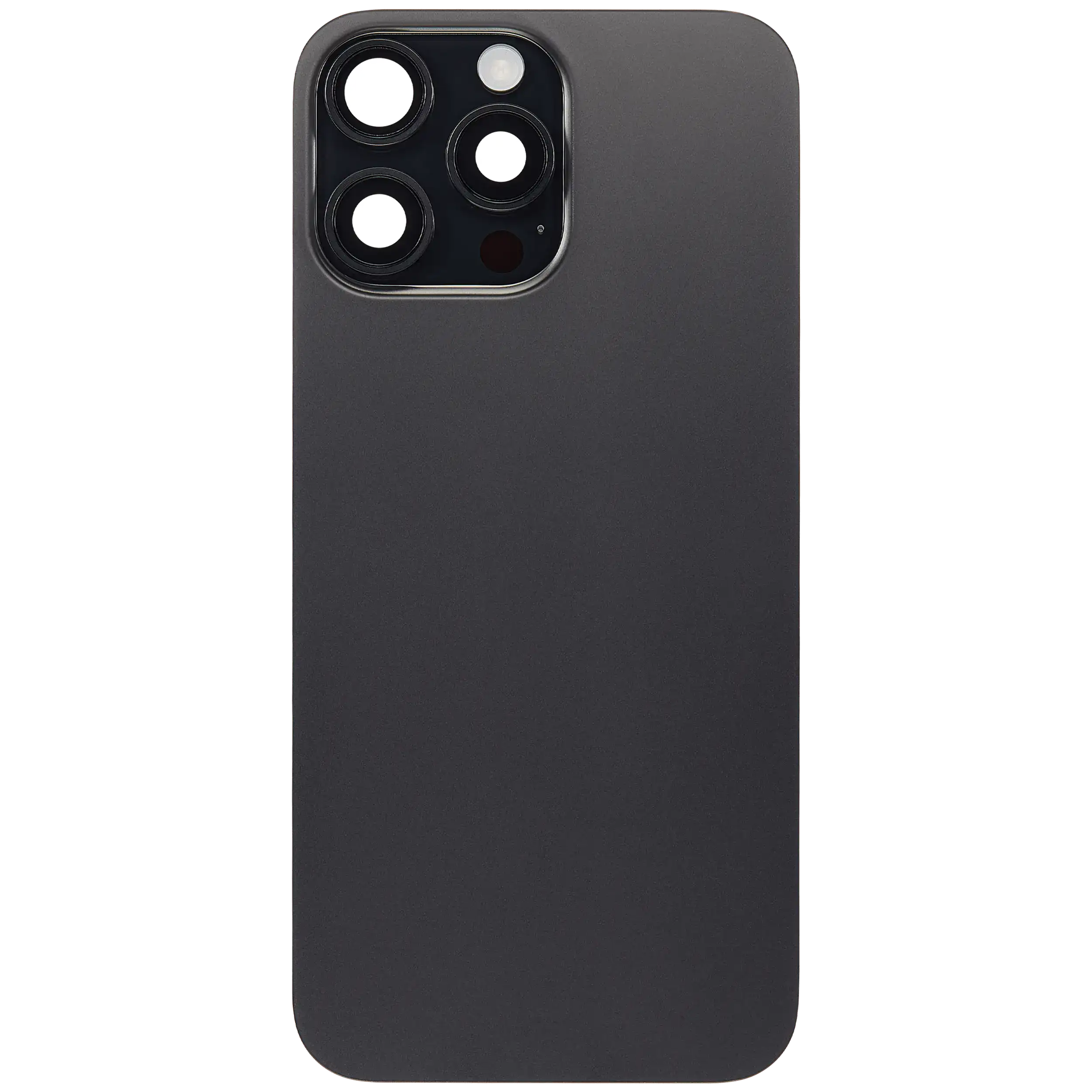 Back Glass w/ MagSafe Magnet & NFC & Flashlight Flex For iPhone 16 Pro Max (No Logo) (Aftermarket) (Black Titanium) - Image 3