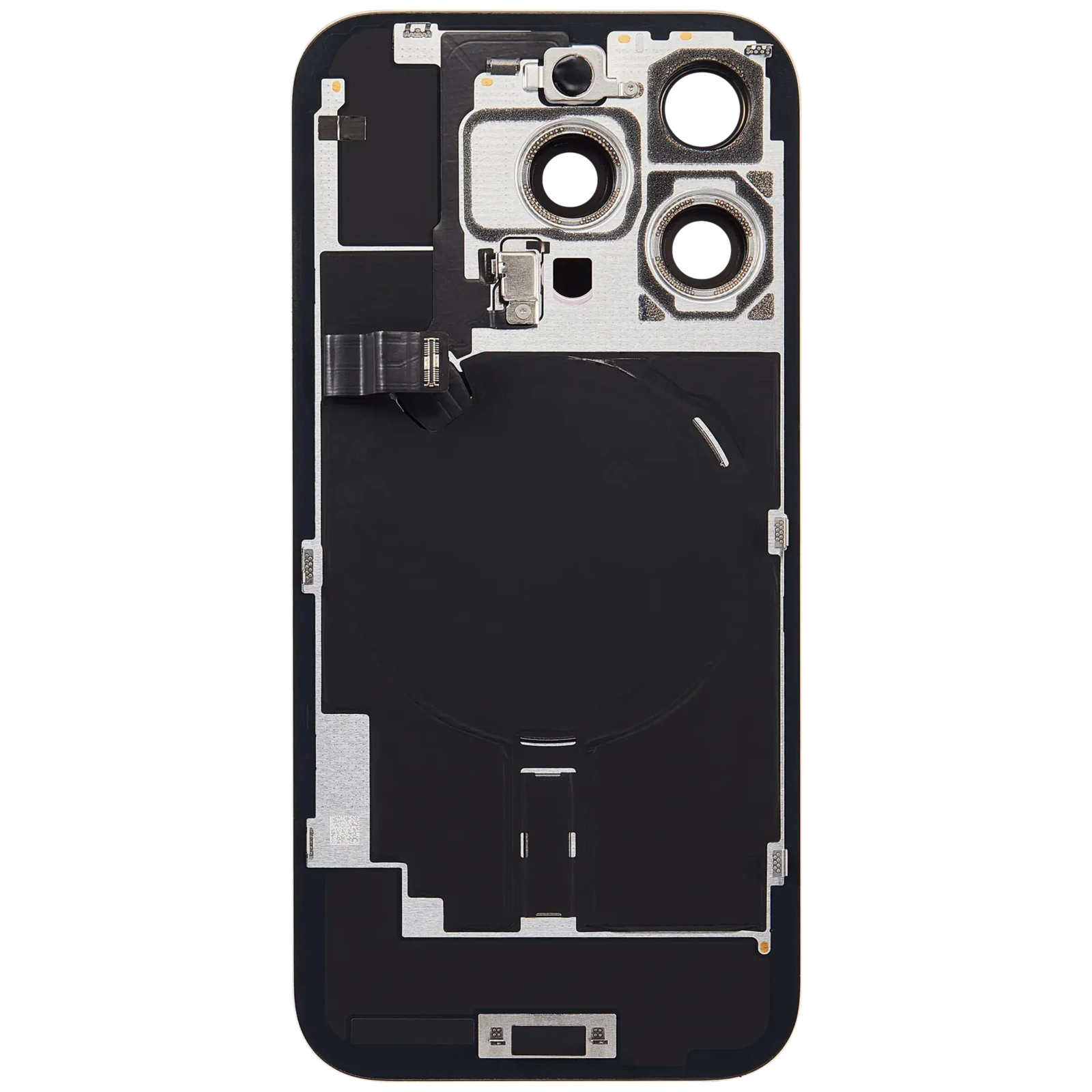 Back Glass w/ MagSafe Magnet & NFC & Flashlight Flex For iPhone 16 Pro (Service Pack) (Desert Titanium) - Image 4