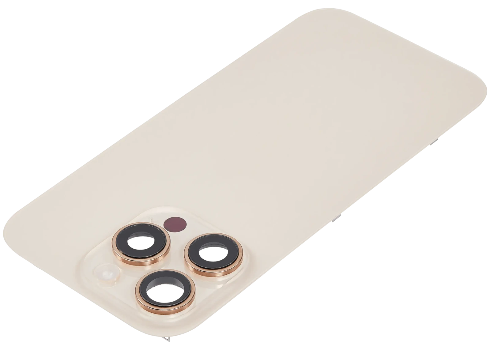 Back Glass w/ MagSafe Magnet & NFC & Flashlight Flex For iPhone 16 Pro (Used OEM Pull: Grade B) (Desert Titanium) - Image 5