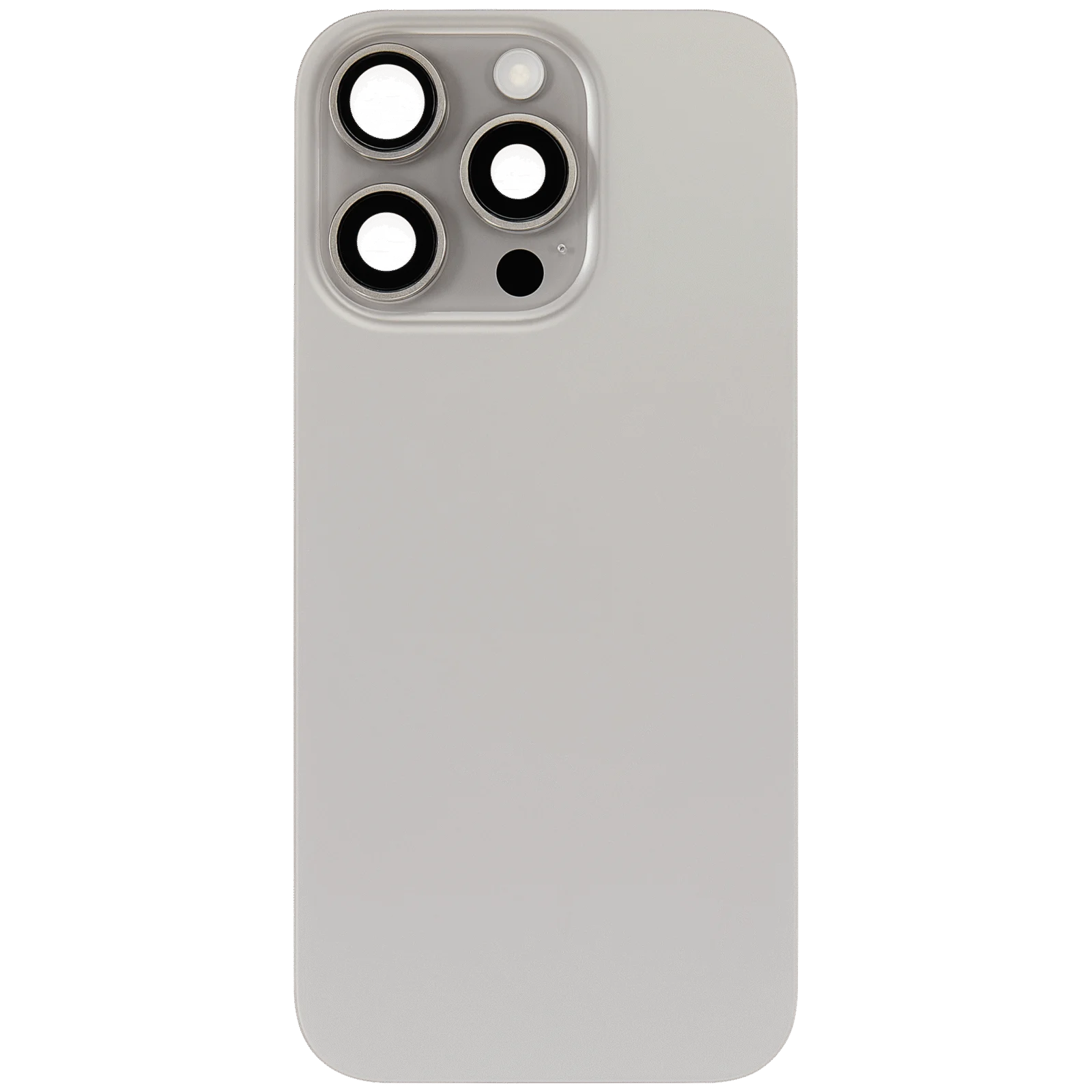 Back Glass w/ MagSafe Magnet & NFC & Flashlight Flex For iPhone 16 Pro (Used OEM Pull: Grade B) (Natural Titanium) - Image 3