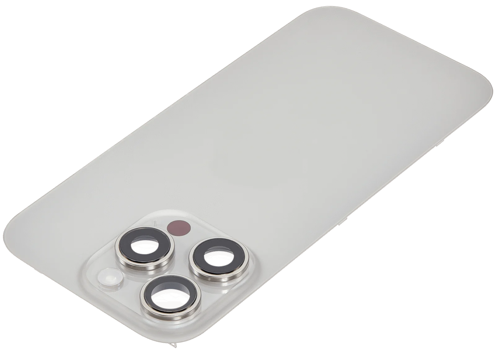 Back Glass w/ MagSafe Magnet & NFC & Flashlight Flex For iPhone 16 Pro (Used OEM Pull: Grade B) (Natural Titanium) - Image 5