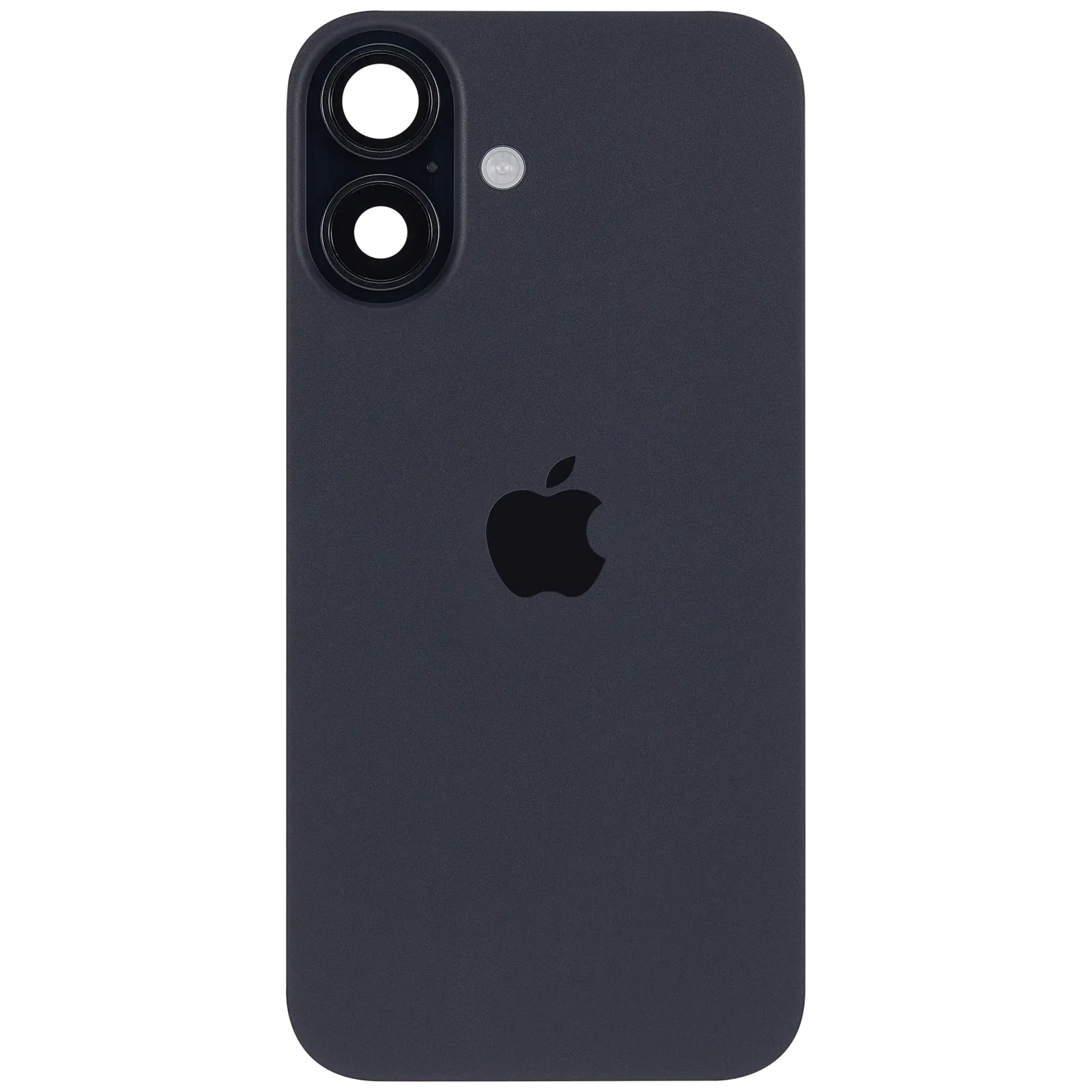 Back Glass w/ MagSafe Magnet & NFC & Flashlight Flex For iPhone 16 (Used OEM Pull: Grade A) (Black) - Image 3