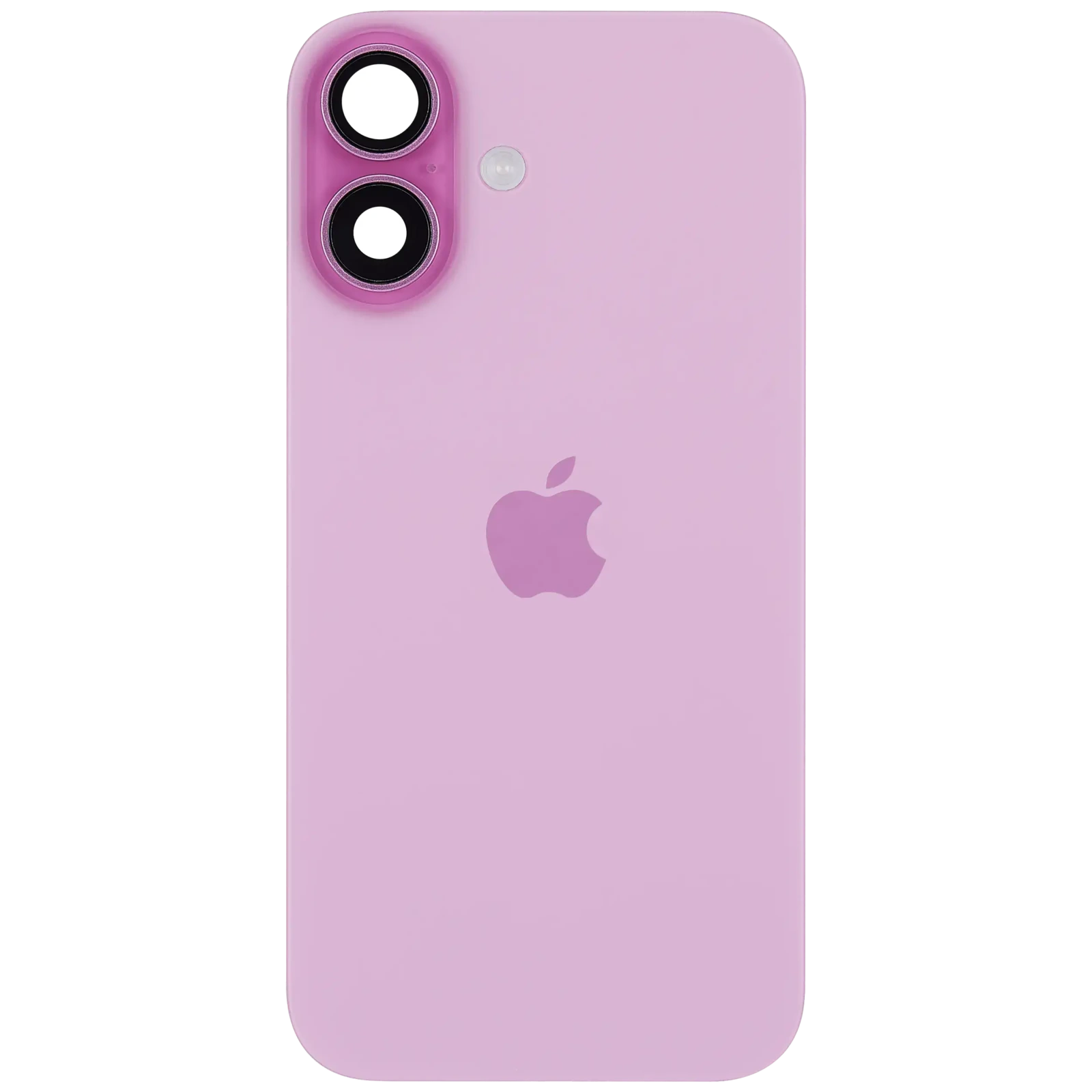 Back Glass w/ MagSafe Magnet & NFC & Flashlight Flex For iPhone 16 (Used OEM Pull: Grade A) (Pink) - Image 3