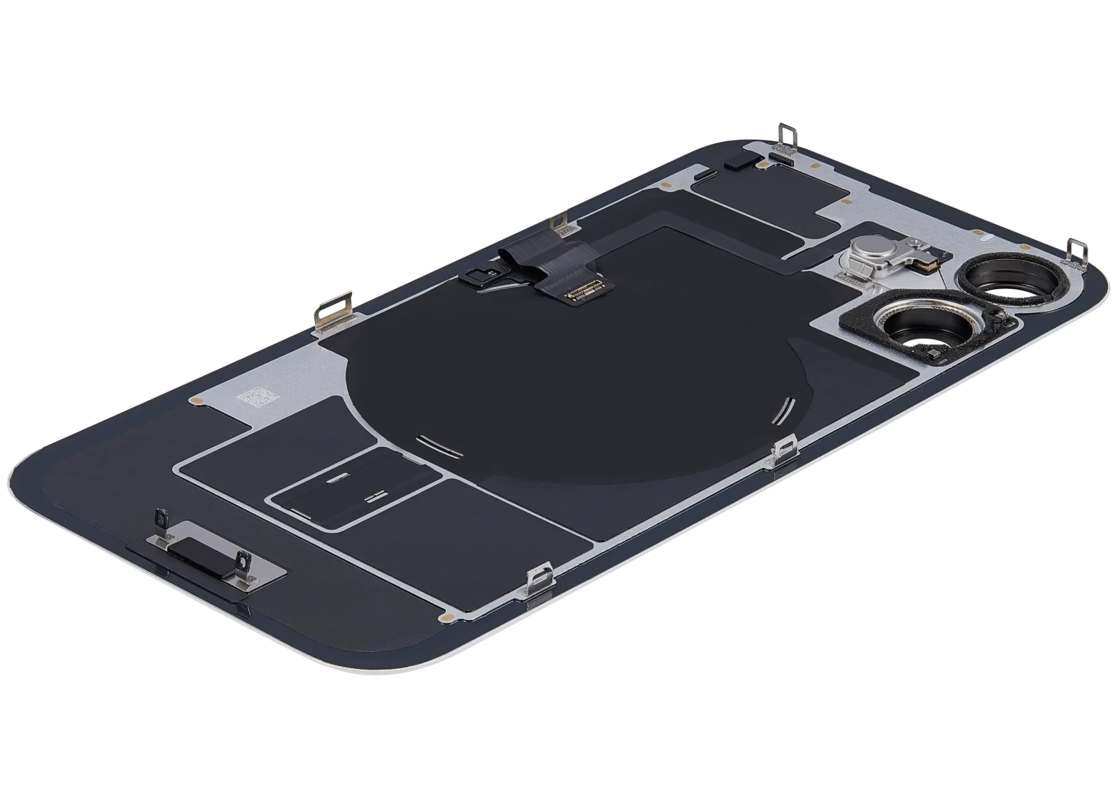 Back Glass w/ MagSafe Magnet & NFC & Flashlight Flex For iPhone 16 (Used OEM Pull: Grade A) (Ultramarine) - Image 5