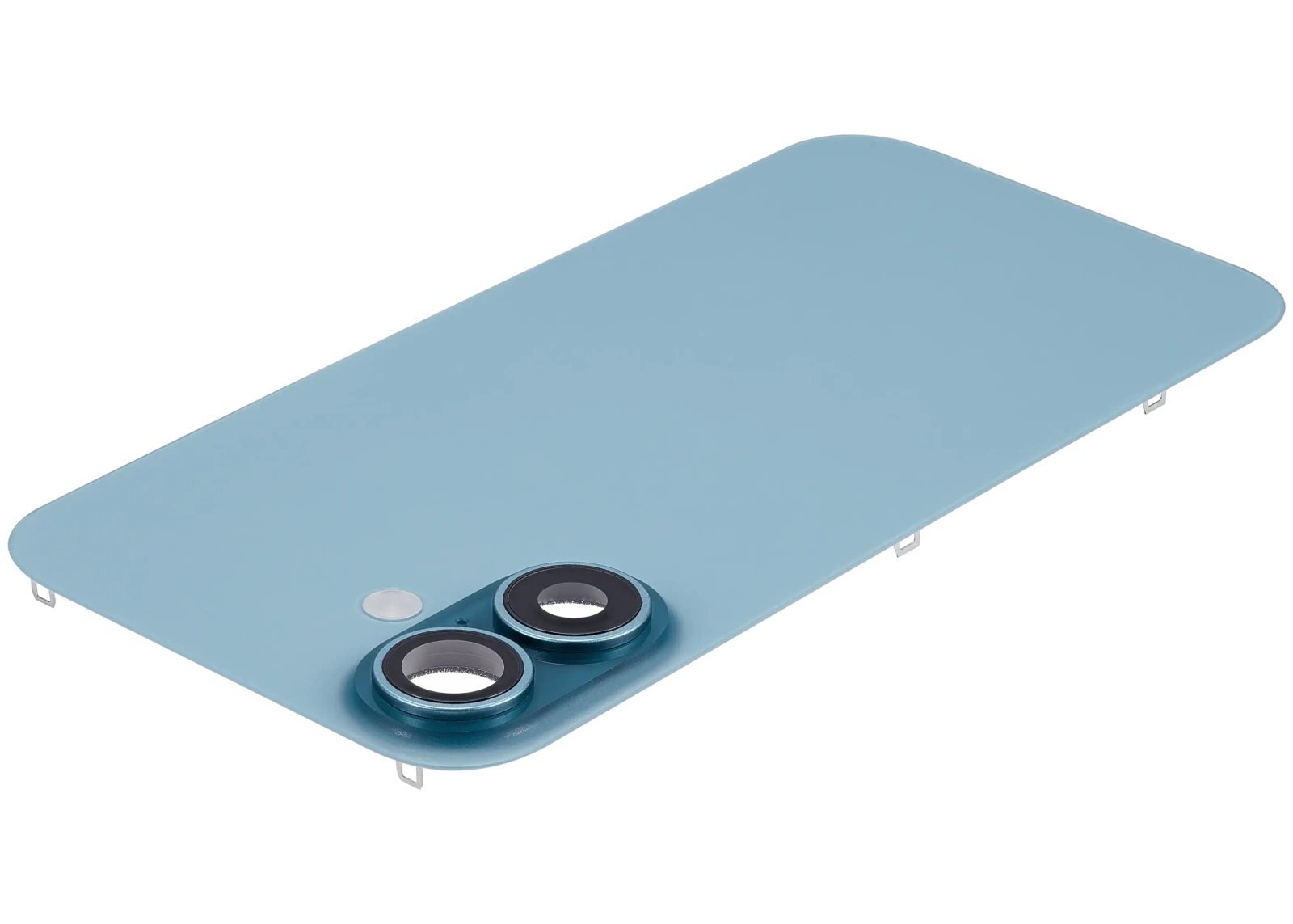Back Glass w/ MagSafe Magnet & NFC & Flashlight Flex For iPhone 16 (Used OEM Pull: Grade C) (Teal) - Image 5