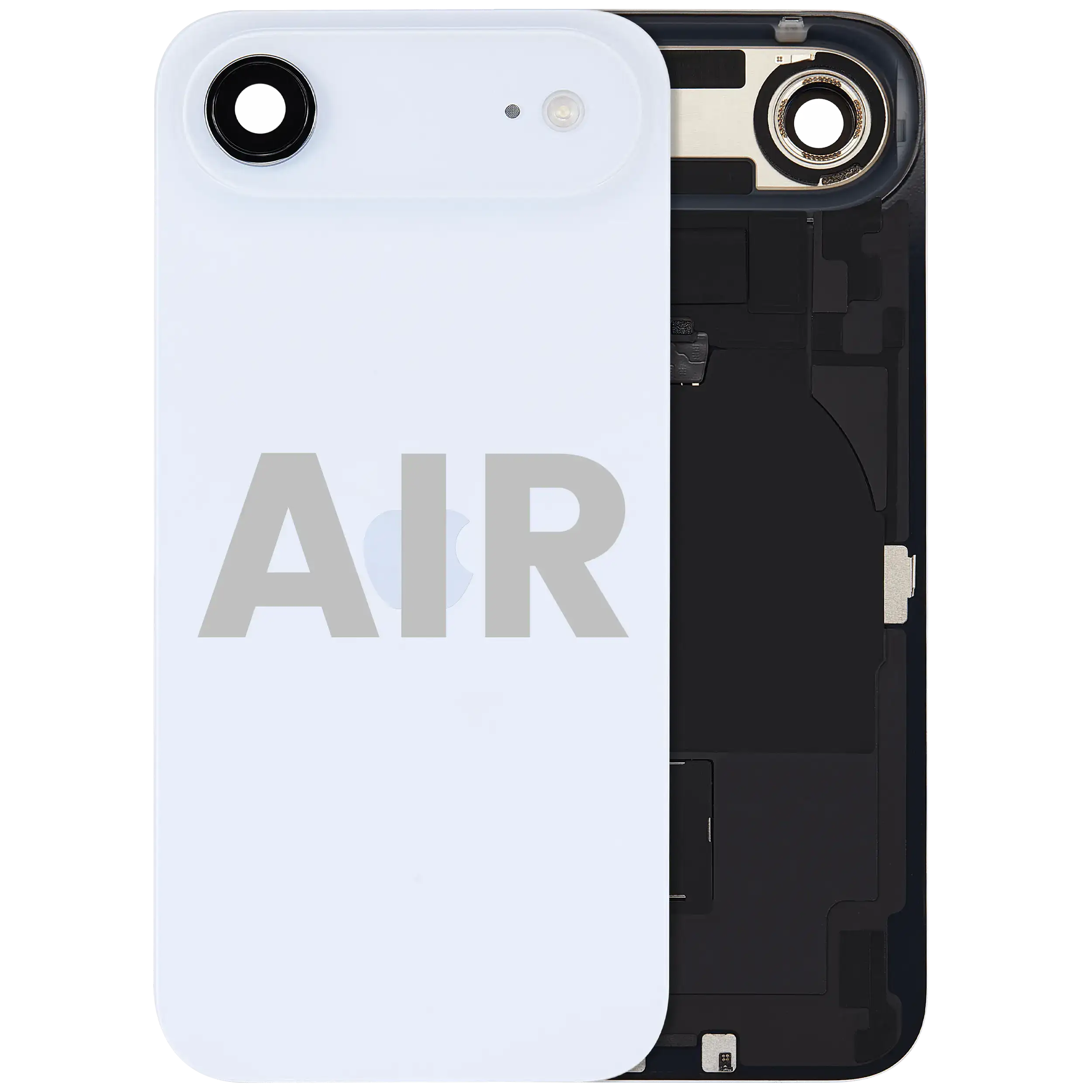 Back Glass w/ MagSafe Magnet & NFC & Flashlight Flex For iPhone Air (Used OEM Pull: Grade A) (Sky Blue) - Image 2