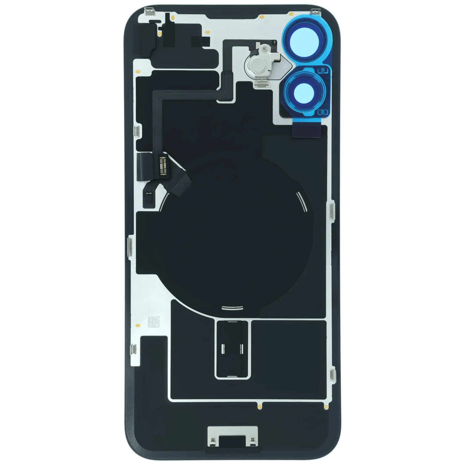 Back Glass w/ MagSafe Magnet & NFC For iPhone 16 Plus (Service Pack) (White) - Image 4