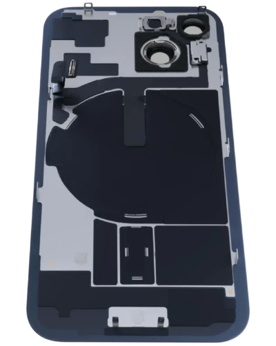 Back Glass with MagSafe Magnet & NFC & Flashlight Flex For iPhone 15 (Genuine OEM) (Black)