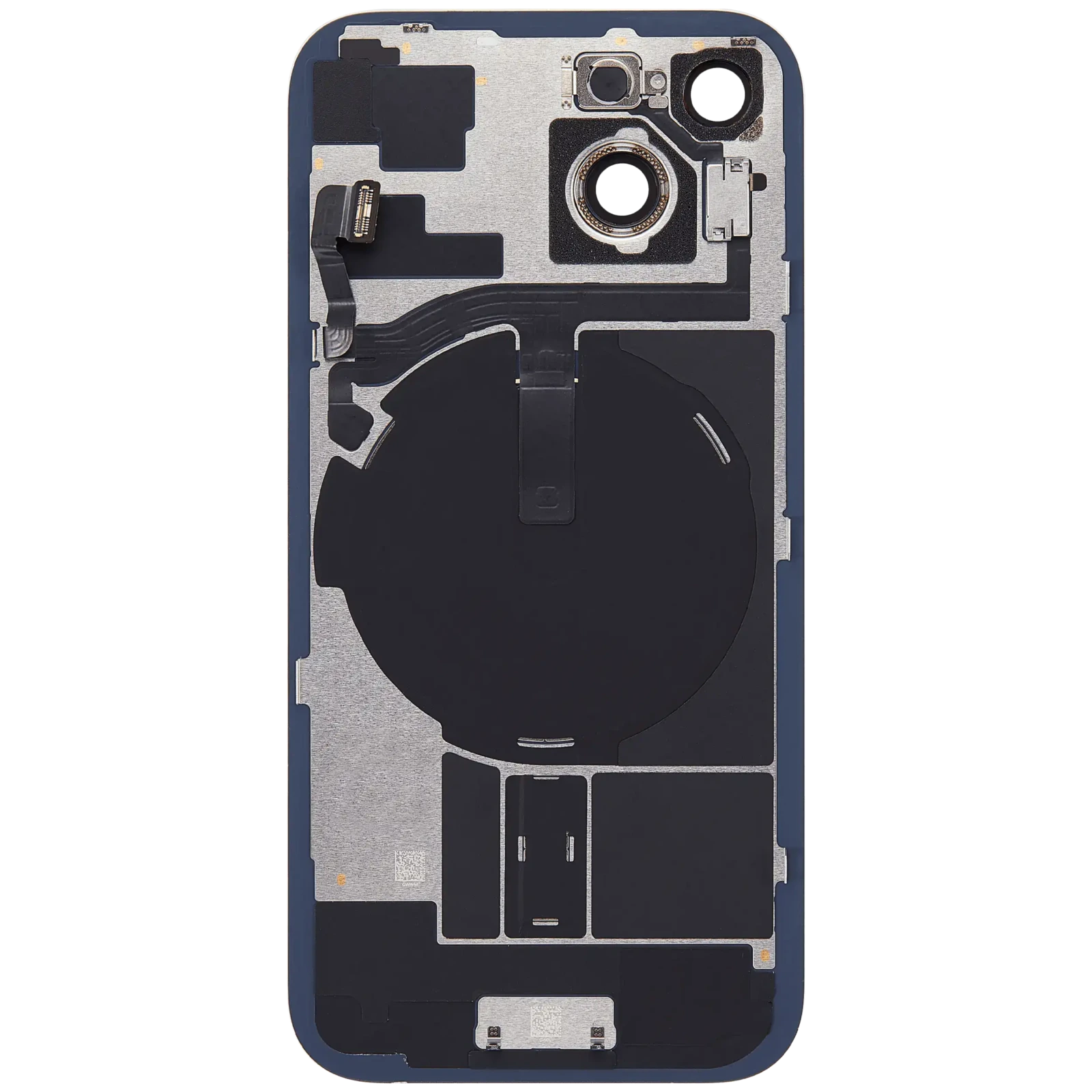Back Glass with MagSafe Magnet & NFC & Flashlight Flex For iPhone 15 (Genuine OEM) (Blue) - Image 5