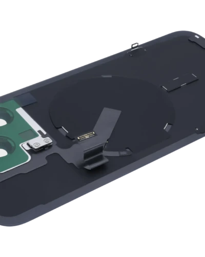 Back Glass with MagSafe Magnet & NFC & Flashlight Flex For iPhone 15 Pro Max (Genuine OEM) (Blue Titanium)