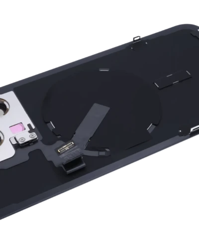 Back Glass with MagSafe Magnet & NFC & Flashlight Flex For iPhone 15 Pro Max (Genuine OEM) (Natural Titanium)