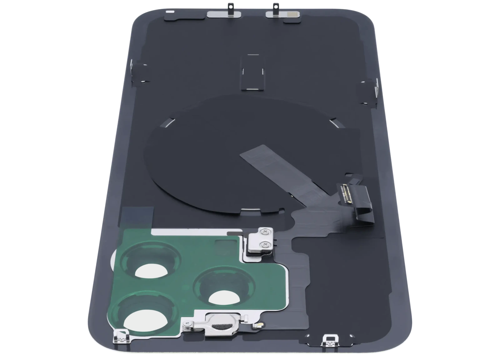 Back Glass with MagSafe Magnet & NFC & Flashlight Flex For iPhone 15 Pro Max (Genuine OEM) (White Titanium) - Image 8
