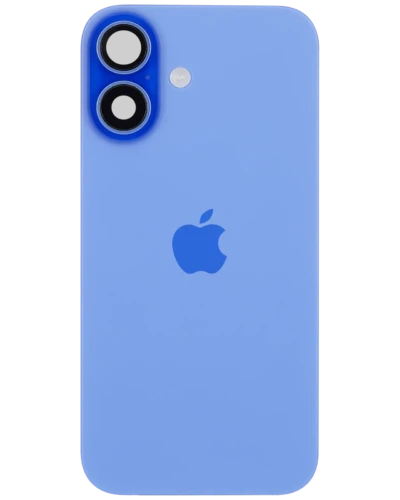 Back Glass with MagSafe Magnet & NFC & Flashlight Flex For iPhone 16 (Genuine OEM) (UK / EU Version) (Ultramarine)