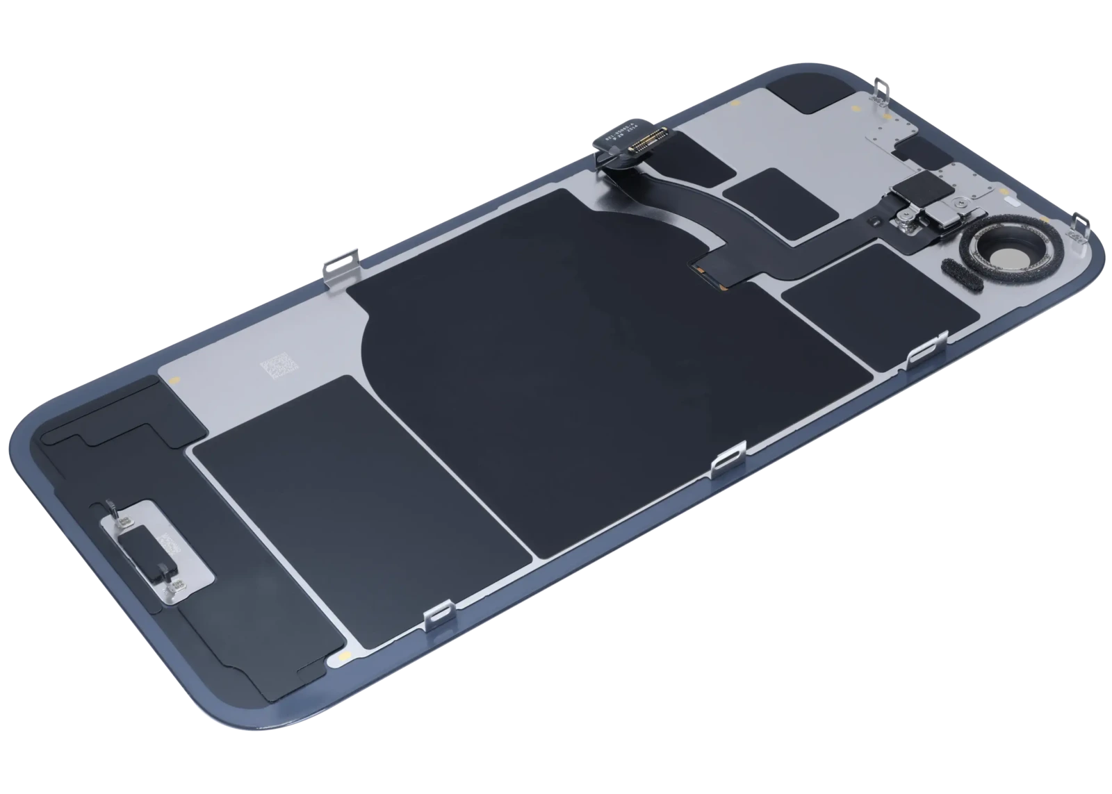 Back Glass with MagSafe Magnet & NFC & Flashlight Flex For iPhone 16e (Genuine OEM) (Black) - Image 5