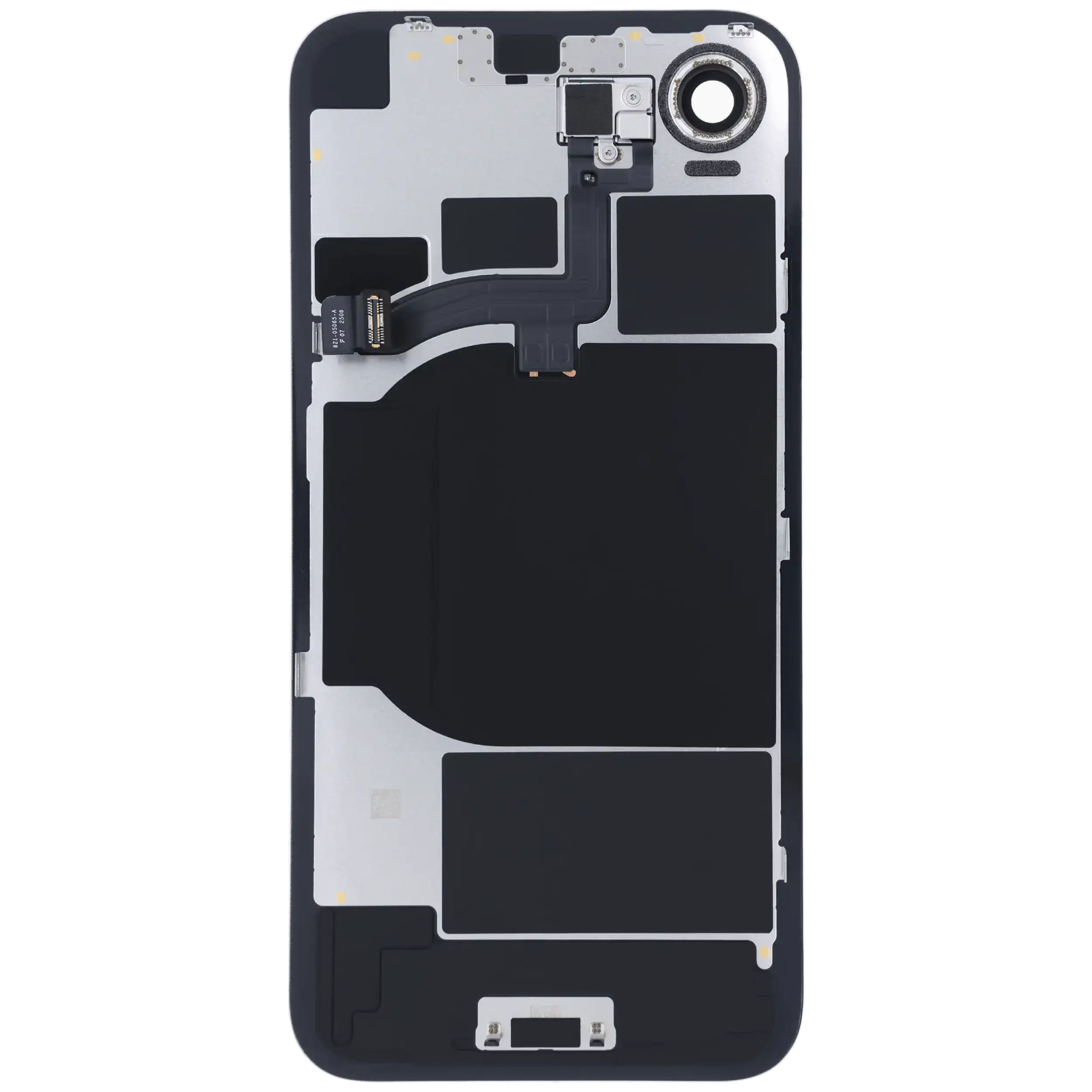 Back Glass with MagSafe Magnet & NFC & Flashlight Flex For iPhone 16e (Genuine OEM) (White) - Image 7