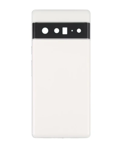 Back Housing For Google Pixel 6 Pro (Used OEM Pull: Grade A) (Cloudy White)