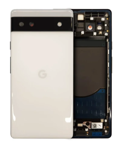 Back Housing For Google Pixel 6a (Genuine OEM) (Chalk)