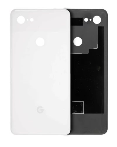 Back cover Glass For Google Pixel 3 (Genuine OEM) (Clearly White)