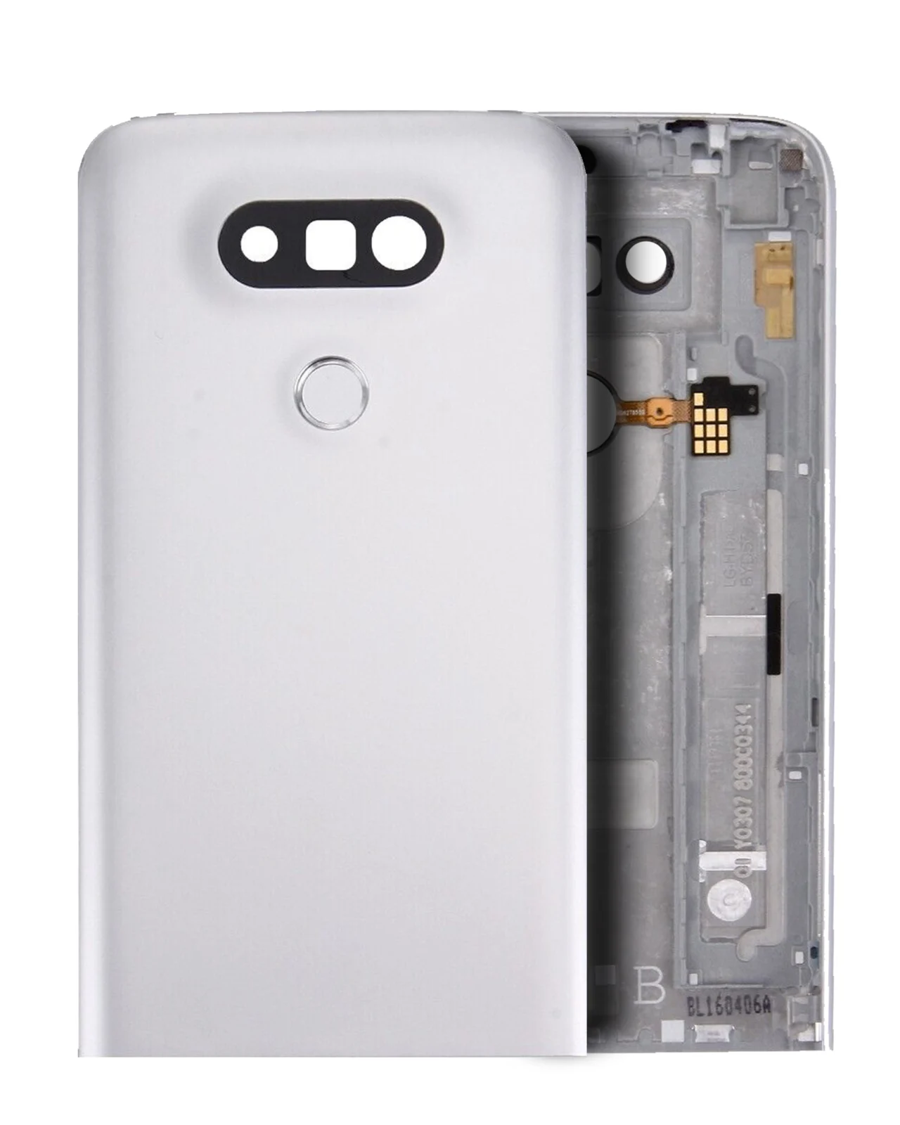 Back cover Glass For LG G5 (Genuine OEM) (Silver) - Image 4