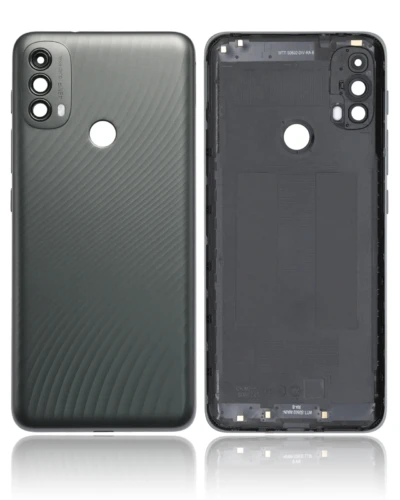 Back cover Glass For Motorola Moto E40 (XT2159 / 2021) (Carbon Gray)