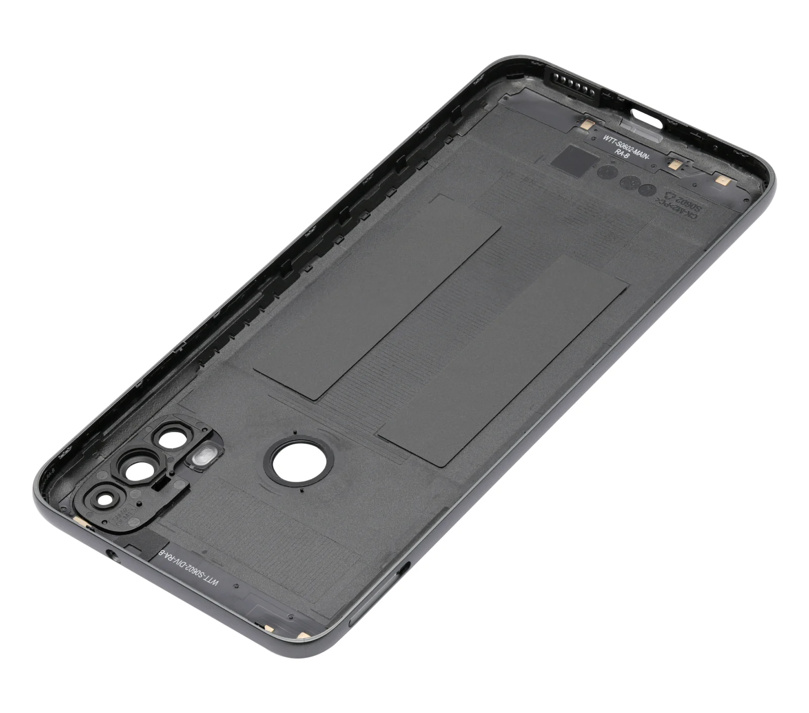 Back cover Glass For Motorola Moto E40 (XT2159 / 2021) (Carbon Gray) - Image 4