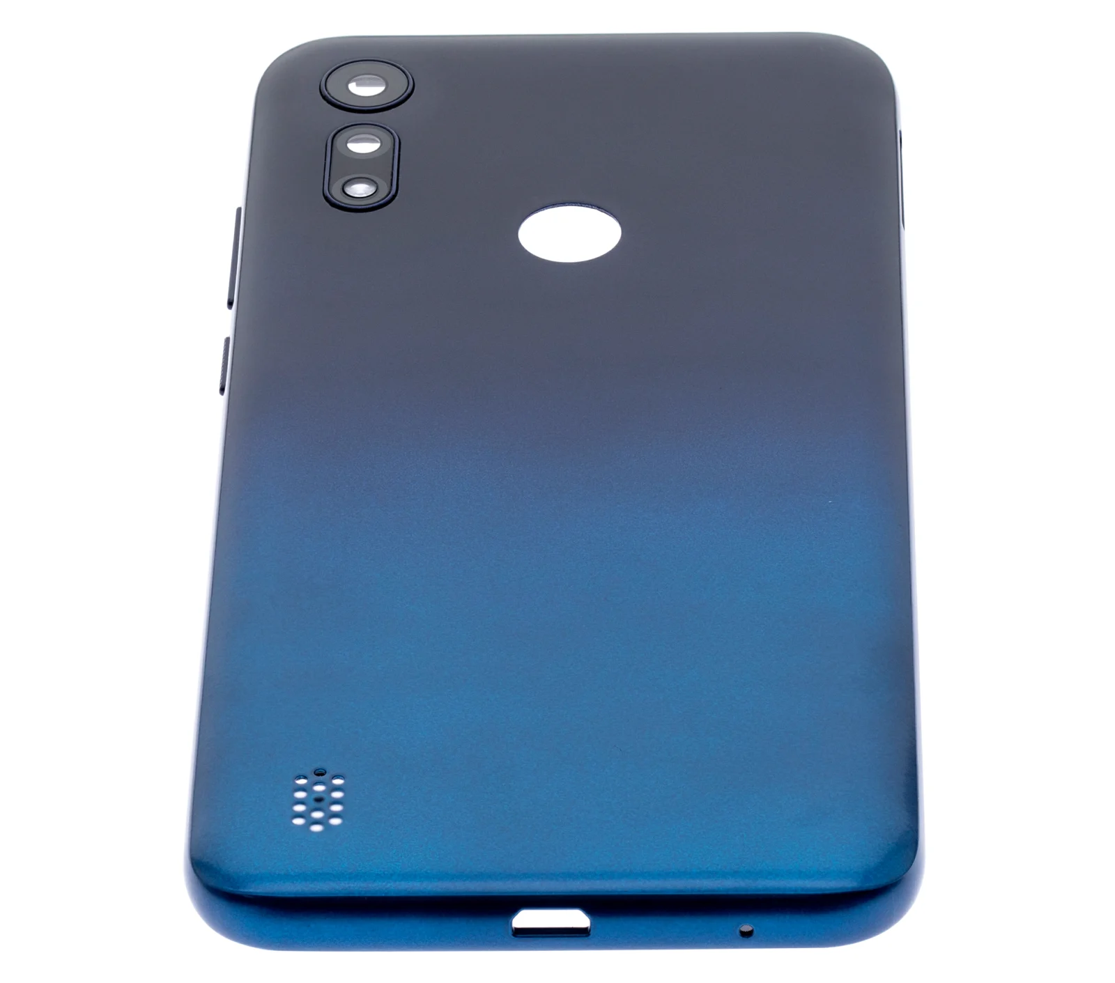 Back cover Glass For Motorola Moto E6S (XT2053 / 2020) (Peacock Blue) - Image 11