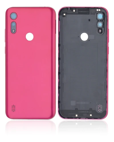 Back cover Glass For Motorola Moto E6i (XT2053-5 / 2021) (Pink)
