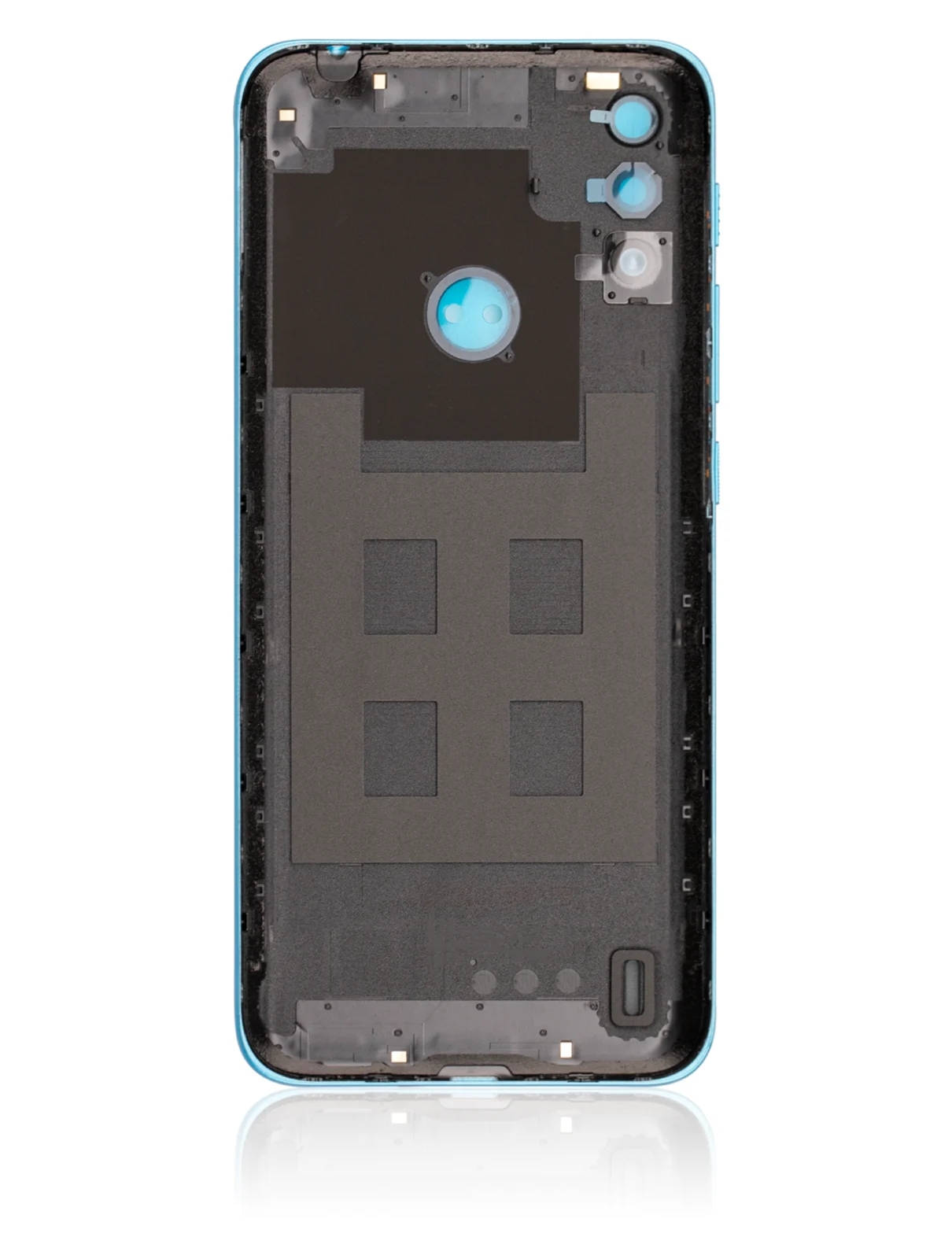 Back cover Glass For Motorola Moto E7 Power (XT2097-6 / 2021) (Tahiti Blue) - Image 3
