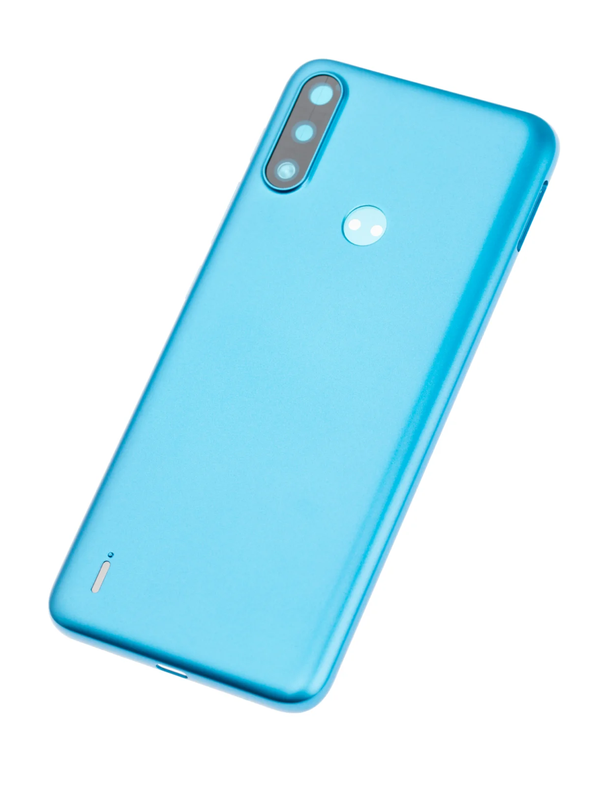 Back cover Glass For Motorola Moto E7 Power (XT2097-6 / 2021) (Tahiti Blue) - Image 4