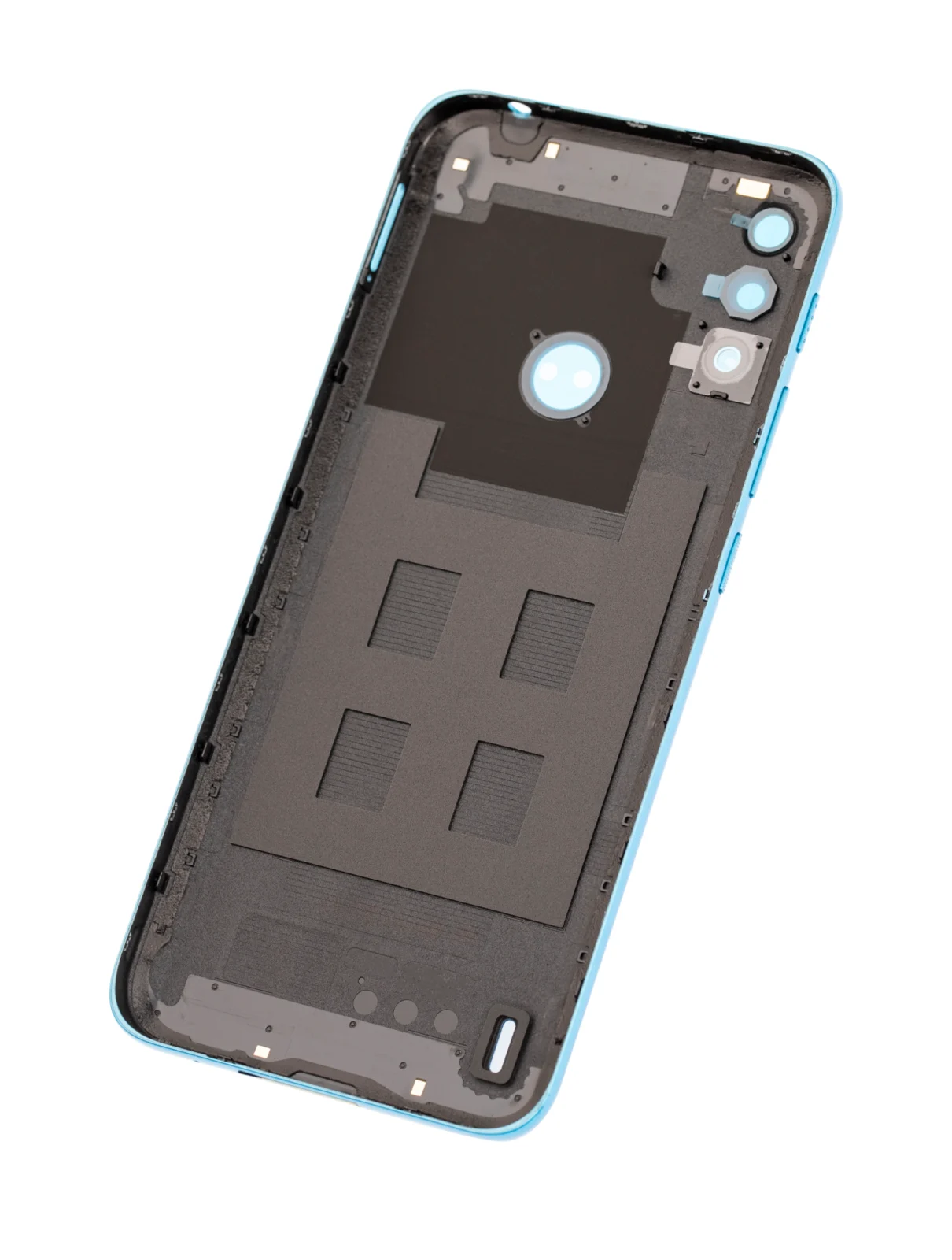 Back cover Glass For Motorola Moto E7 Power (XT2097-6 / 2021) (Tahiti Blue) - Image 5