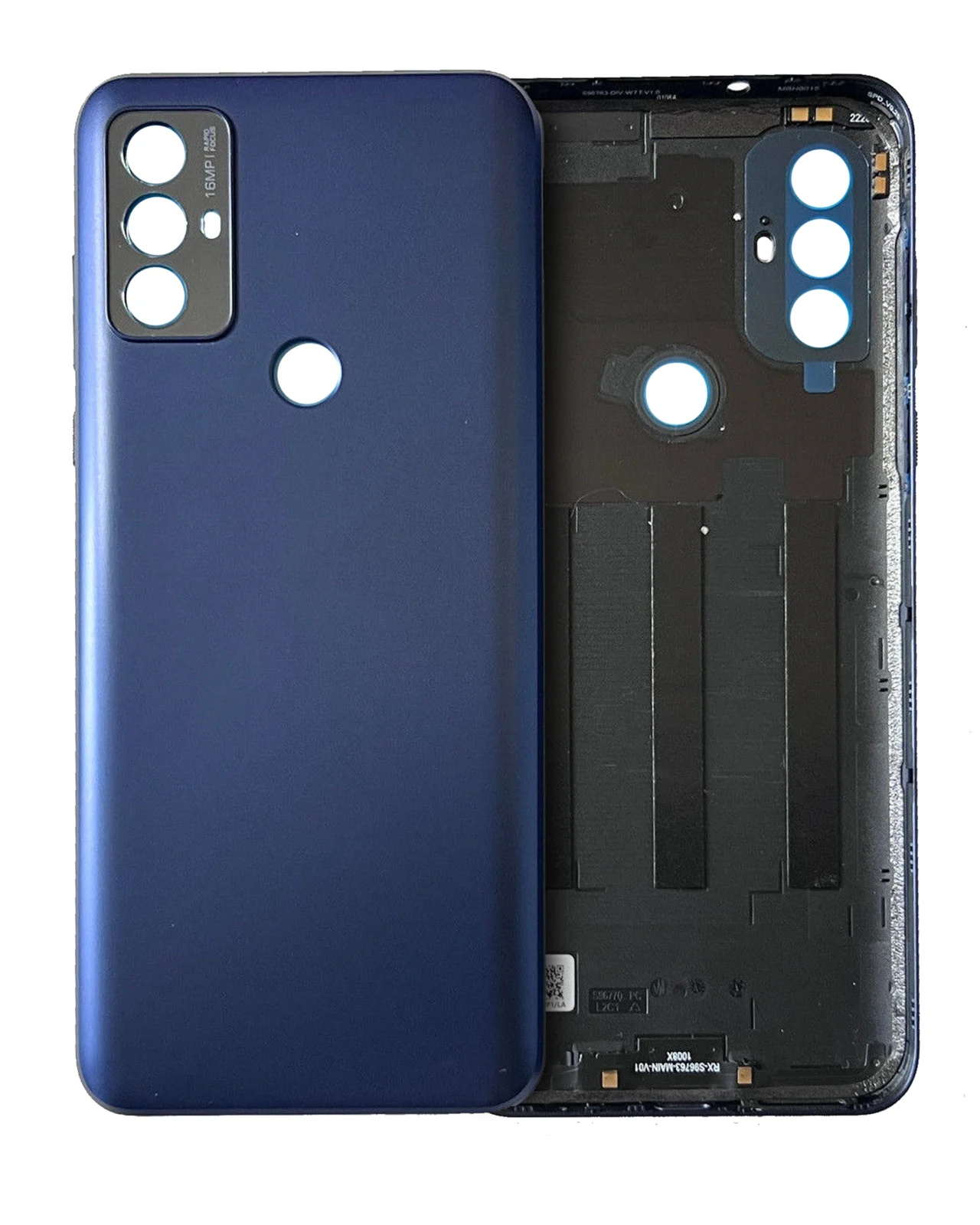 Back cover Glass For Motorola Moto G Play (XT2271 / 2023) (Genuine OEM) (Deep Indigo) - Image 4
